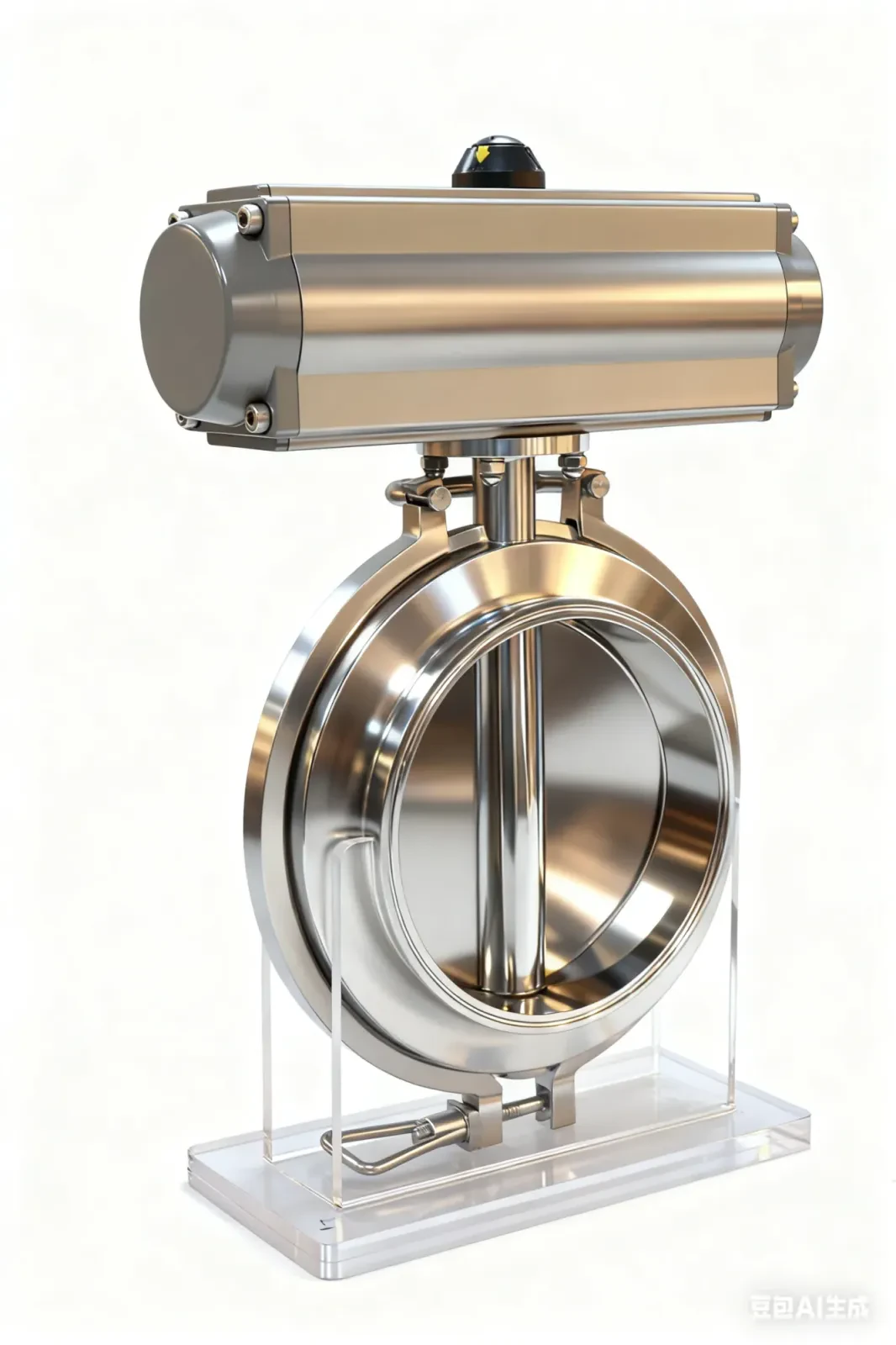 STAINLESS STEEL DN200 Electric Actuator Bolei Rotary Butterfly Valve — 4/6