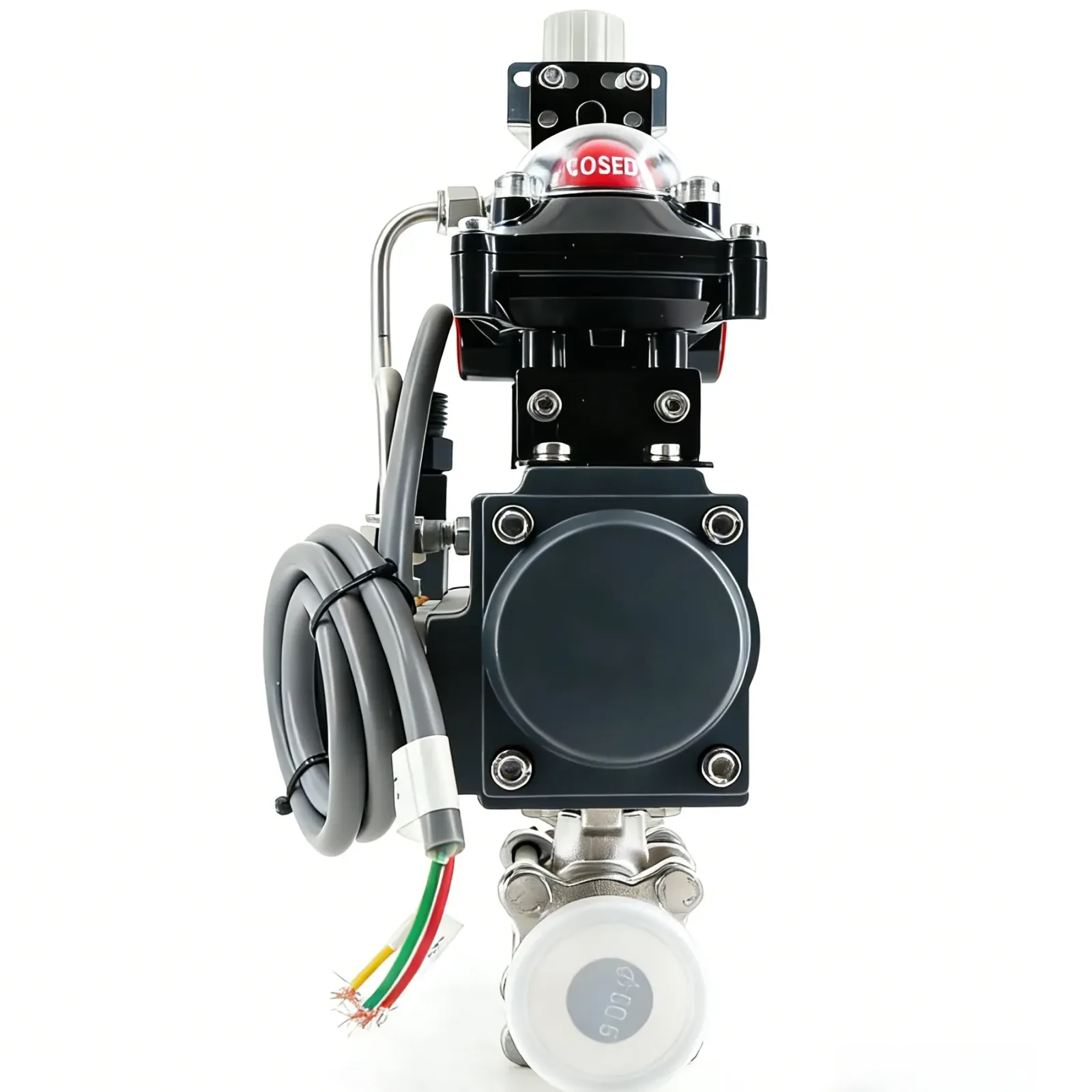 Stainless Steel Sanitary Straight through Pneumatic Quick-install Ball Valve — 2/6