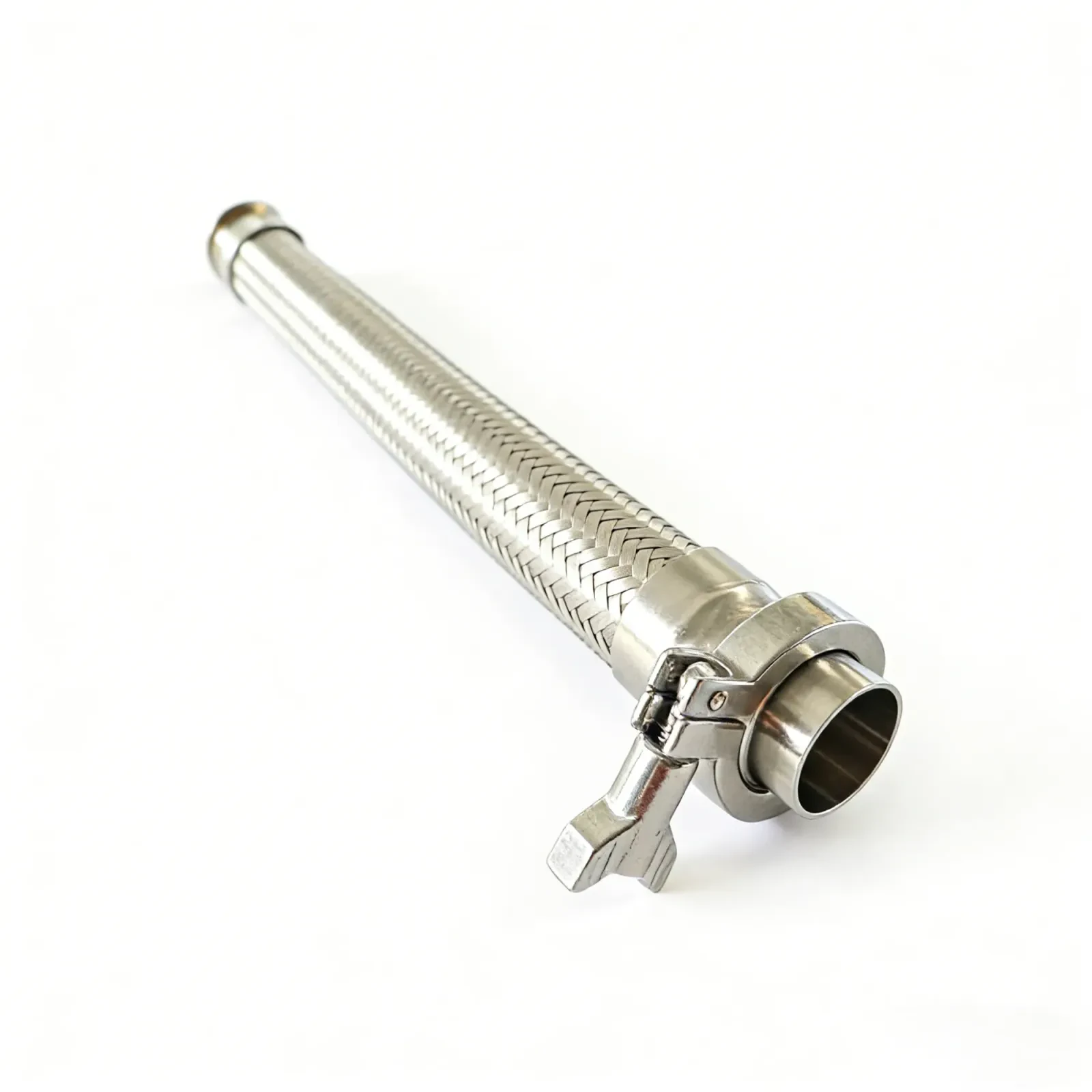 STAINLESS STEEL Food Grade Silicone Braided Wire Reinforced Flexible Hose — 2/6