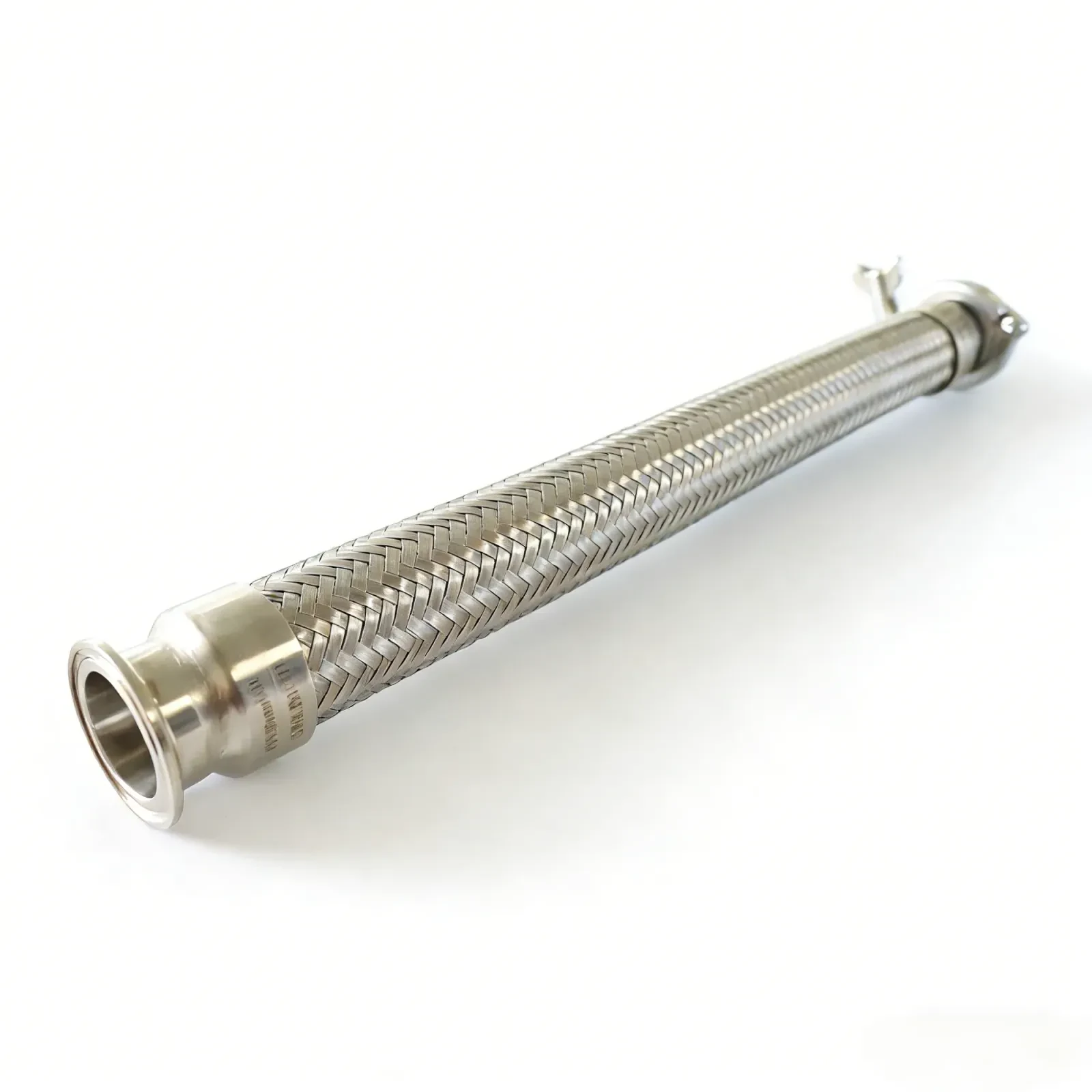 STAINLESS STEEL Food Grade Silicone Braided Wire Reinforced Flexible Hose — 3/6
