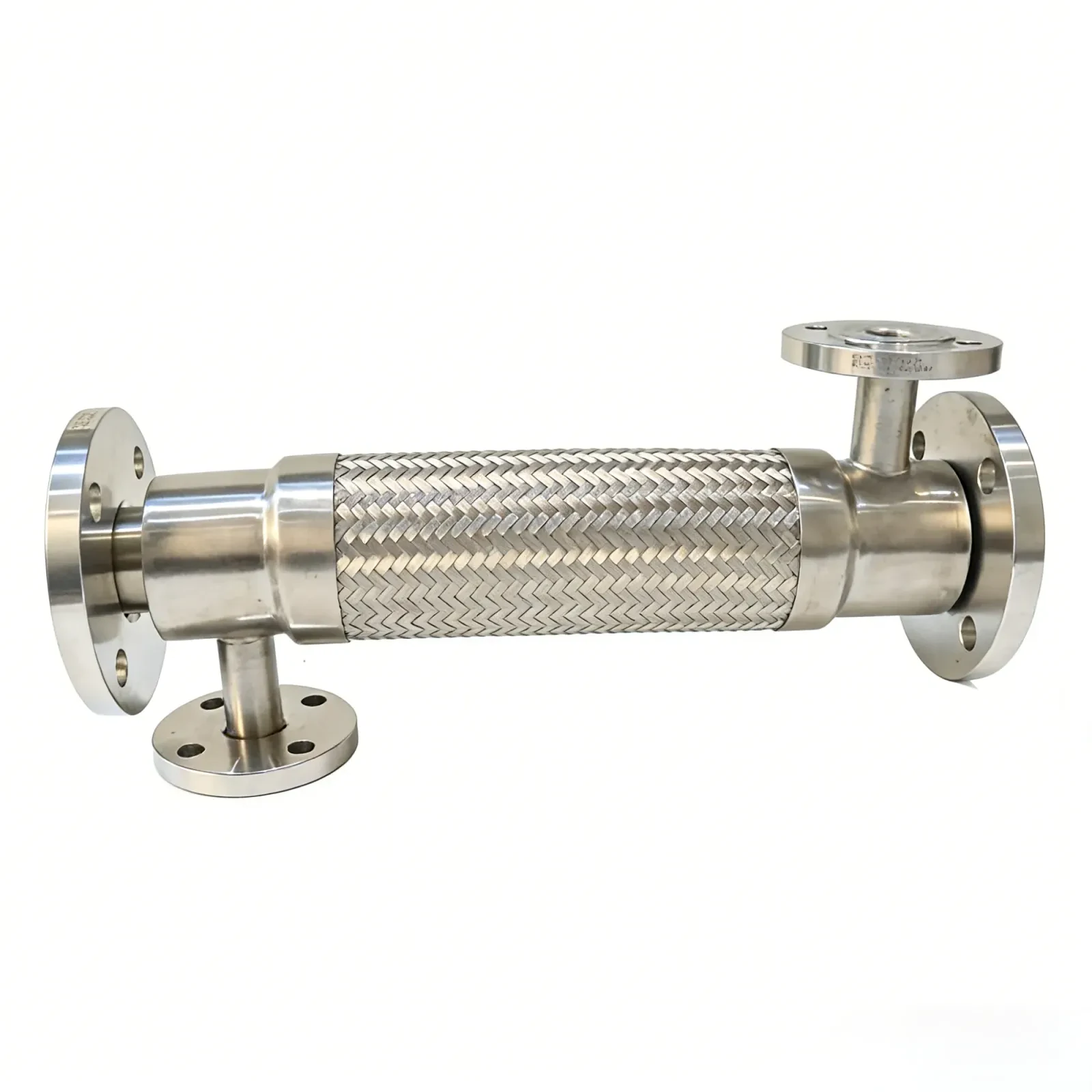 STAINLESS STEEL High Pressure Hydraulic Thread Connector Metallic Flexible Hose — 2/6
