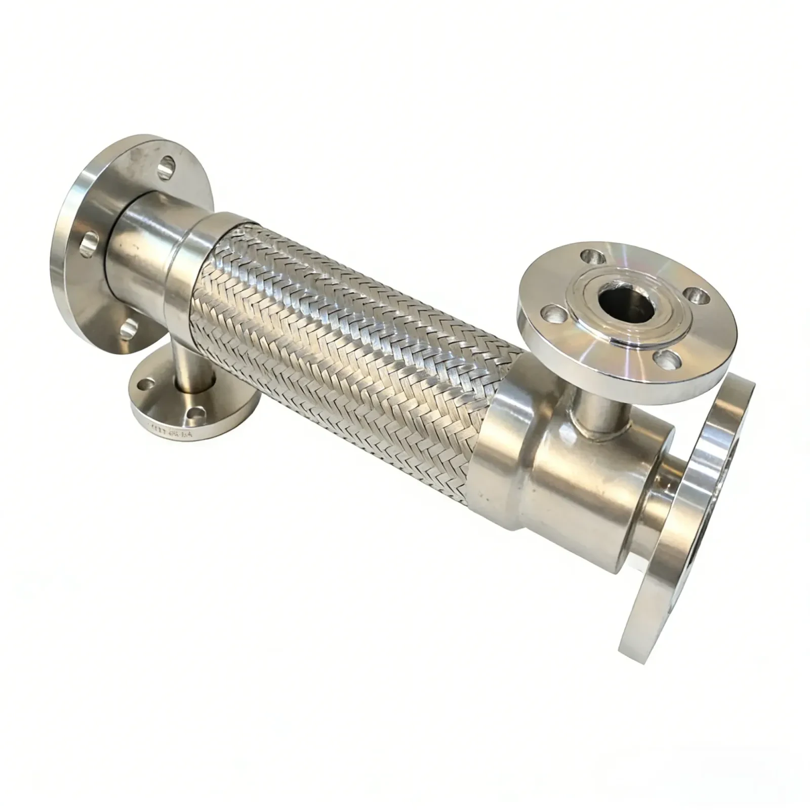 STAINLESS STEEL High Pressure Hydraulic Thread Connector Metallic Flexible Hose — 3/6