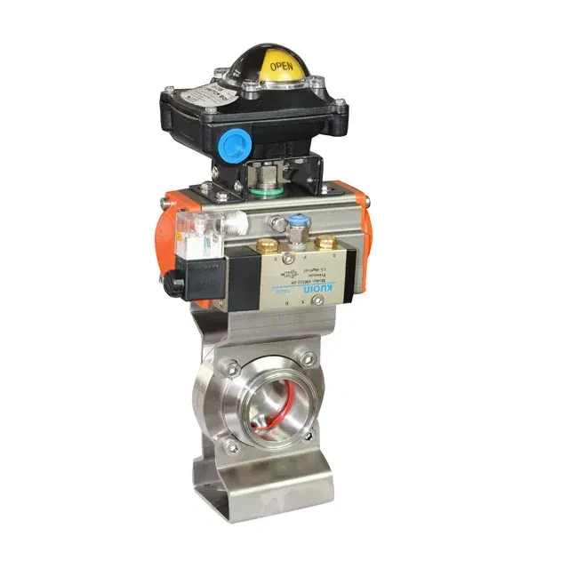 STAINLESS STEEL Pneumatic Actuator Groove DN300 butterfly valve — 6/6