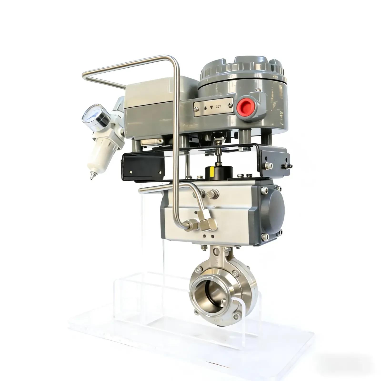 STAINLESS STEEL Solenoid Pneumatic DN200 Actuator butterfly valve — 2/6