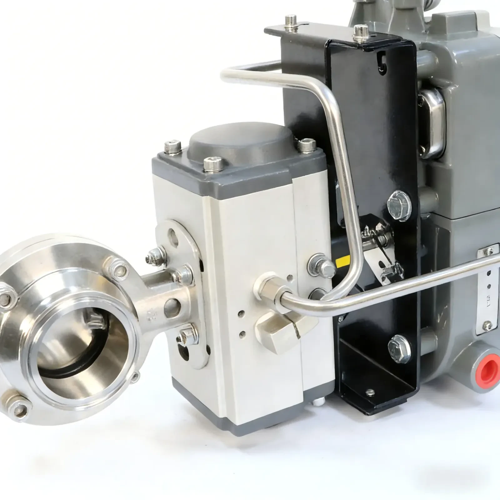 STAINLESS STEEL Solenoid Pneumatic DN200 Actuator butterfly valve — 6/6