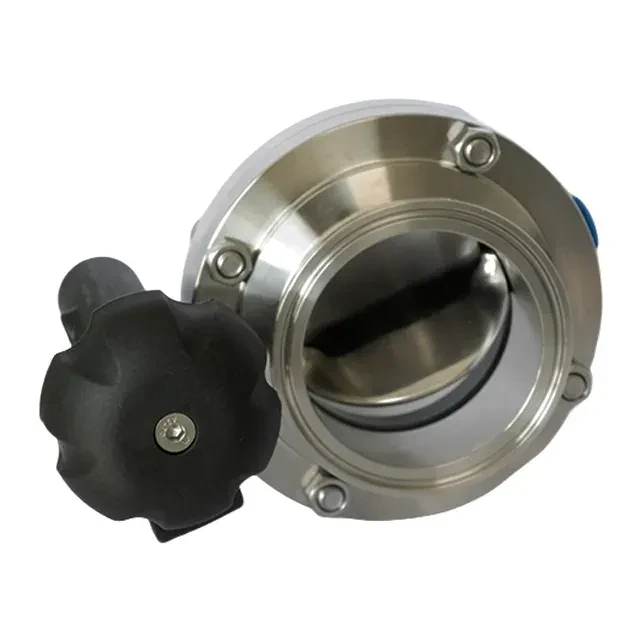 STAINLESS STEEL Sanitary Wafer Dosing DN25 butterfly valve — 2/6