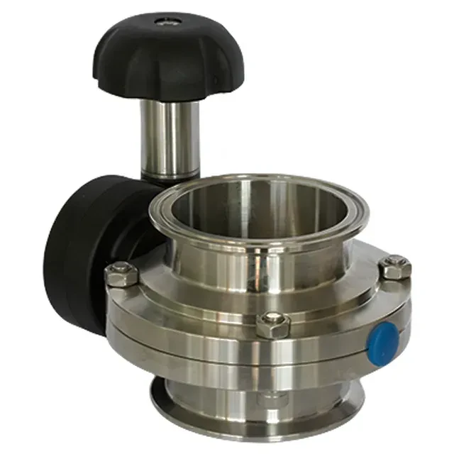 STAINLESS STEEL Sanitary Wafer Dosing DN25 butterfly valve — 5/6