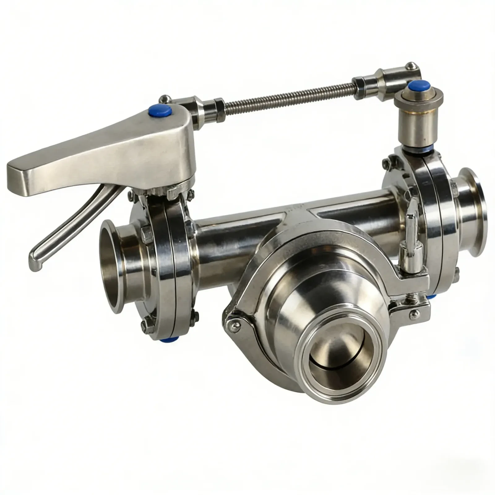 STAINLESS STEEL Sanitary Wafer-Type Concentric Rubber Seat Butterfly Valve — 6/6