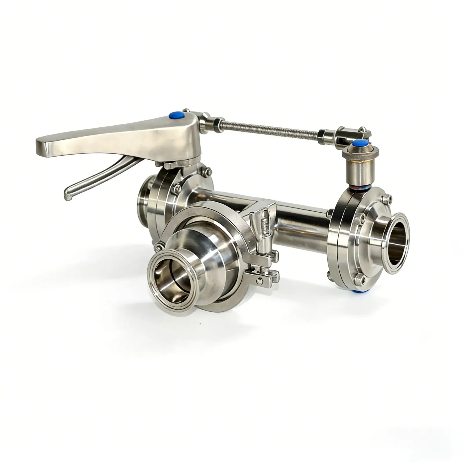 STAINLESS STEEL Sanitary Wafer-Type Concentric Rubber Seat Butterfly Valve — 2/6