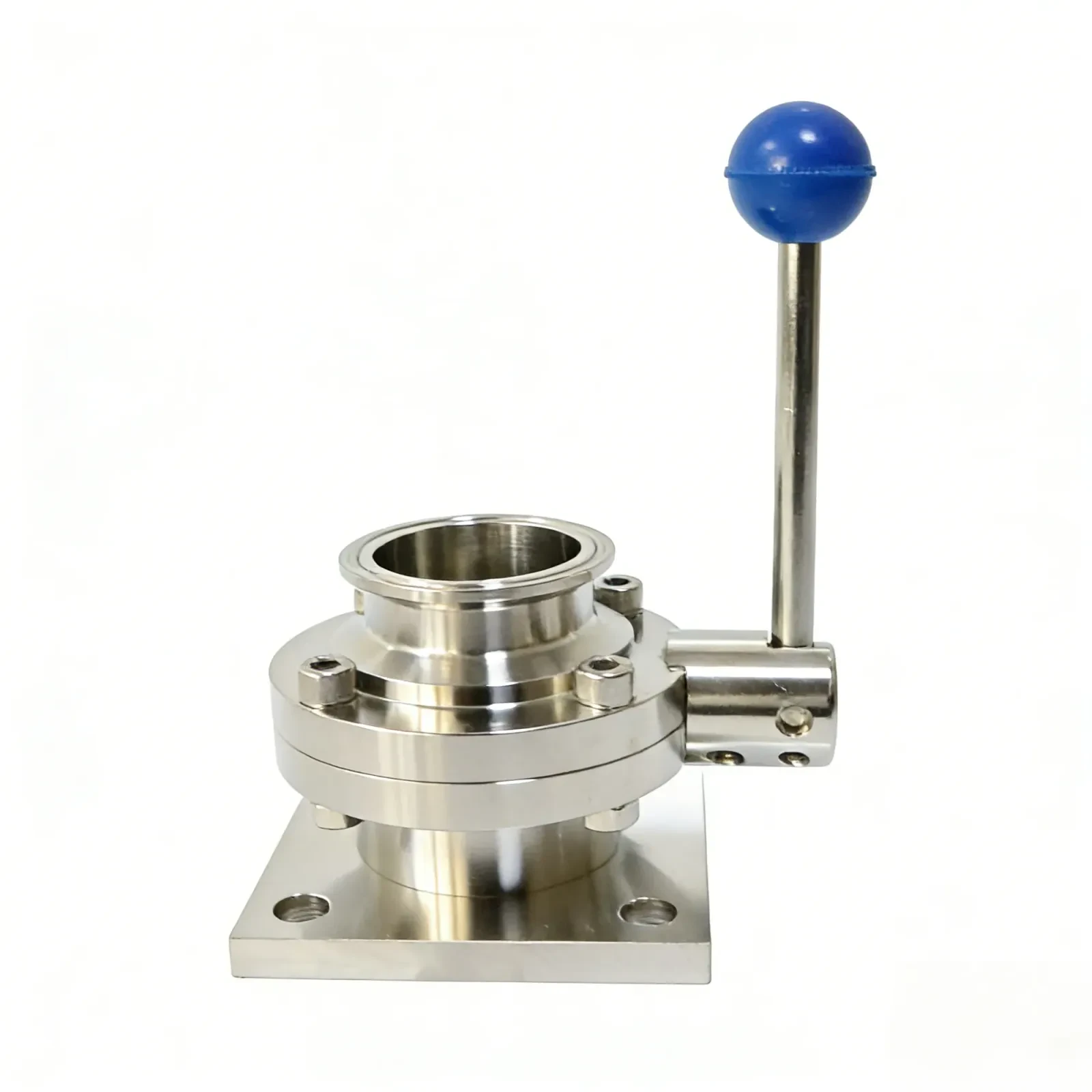 STAINLESS STEEL Sanitary Double Flange Rotary Butterfly Valve — 6/6