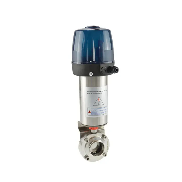 STAINLESS STEEL Manual Lever Lug Style Eccentric Butterfly Valve — 3/6