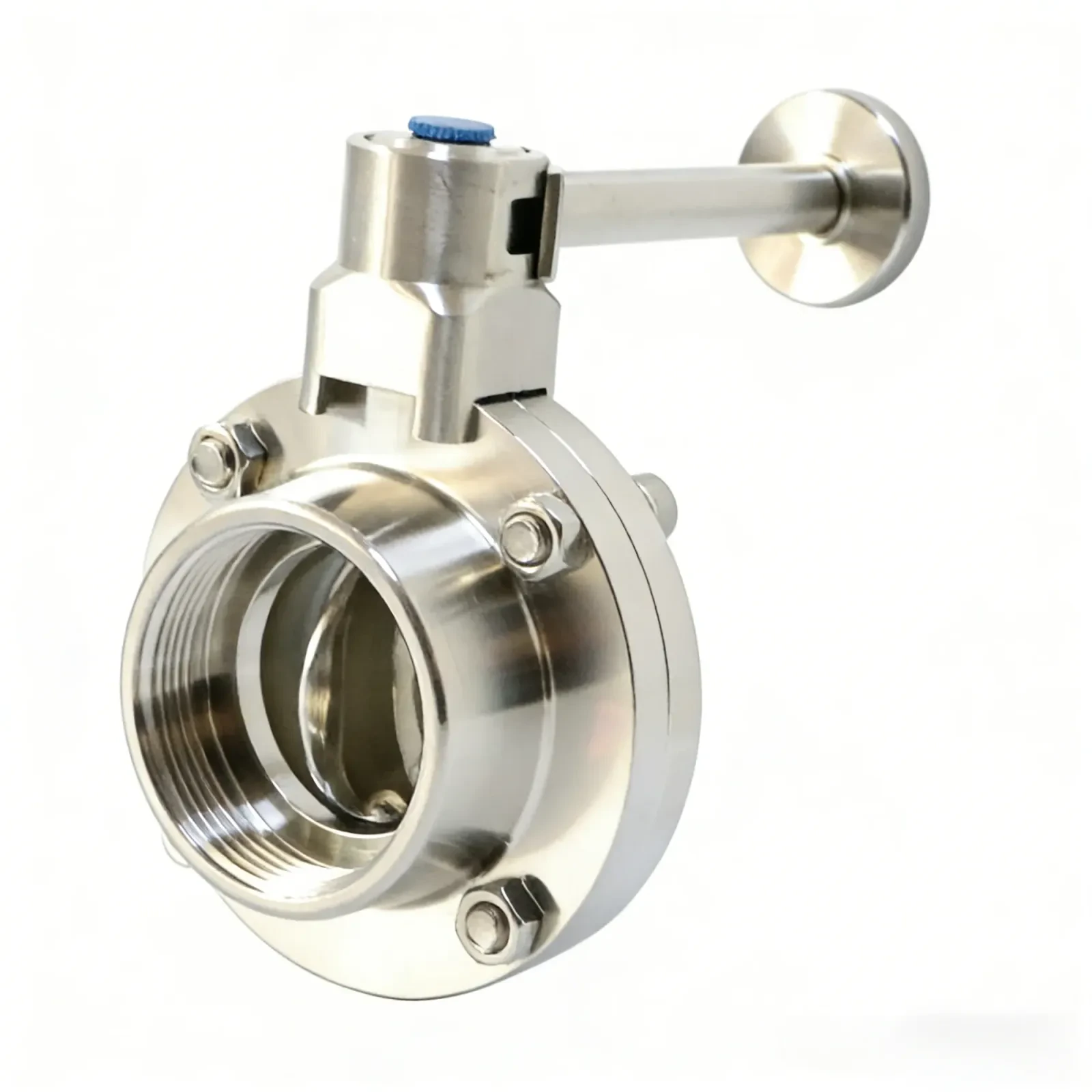 STAINLESS STEEL DN100 High Performance Vacuum Clamp Butterfly Valve — 2/6