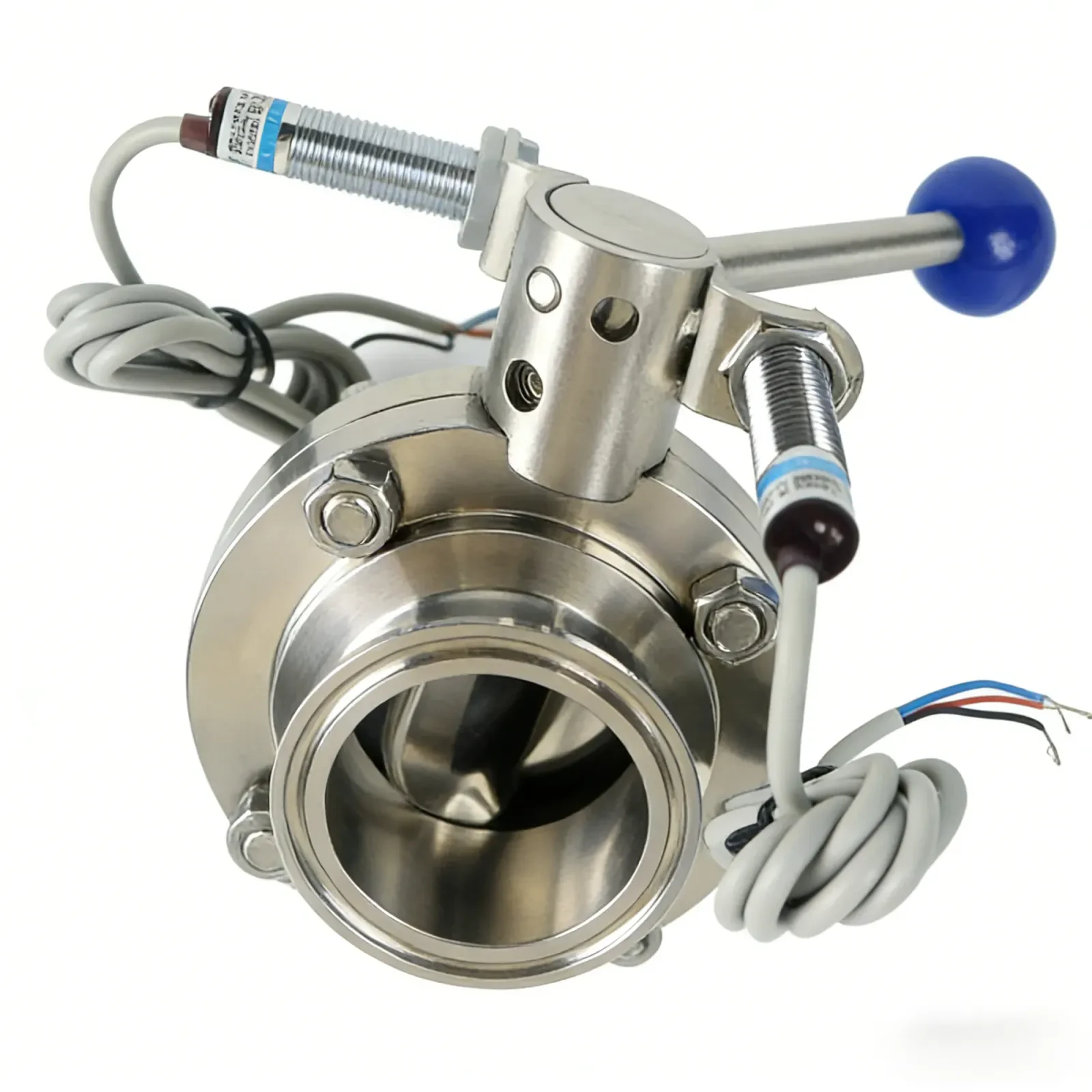 STAINLESS STEEL Wafer-Type Solenoid Metering Fine Butterfly Valve — 4/6