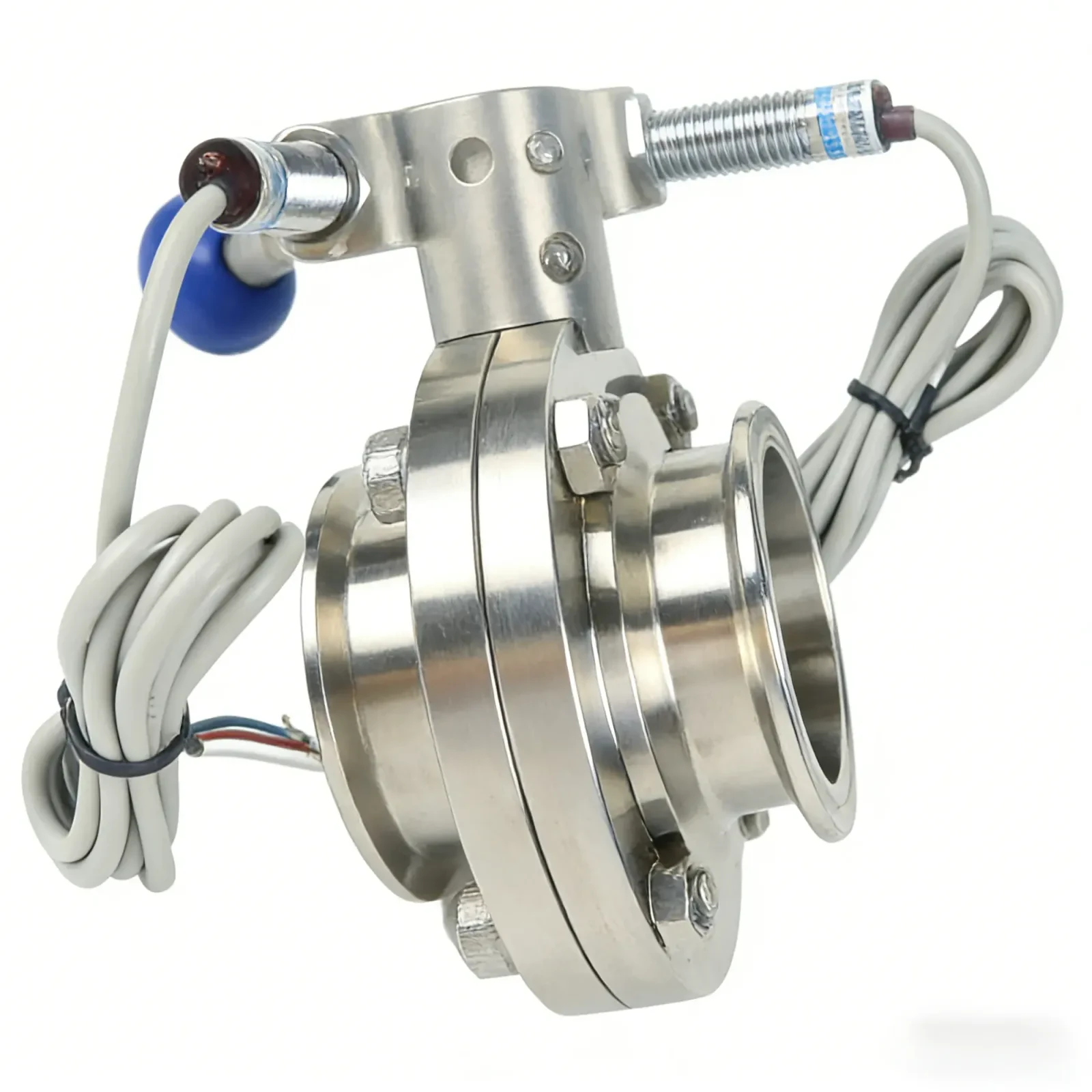STAINLESS STEEL Wafer-Type Solenoid Metering Fine Butterfly Valve — 5/6