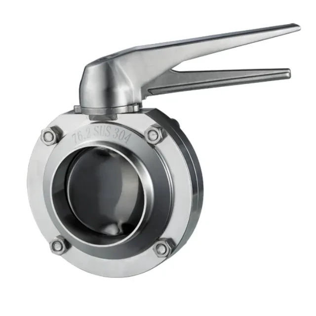 STAINLESS STEEL Manual Lever Wafer 316L PTFE butterfly valve — 2/6