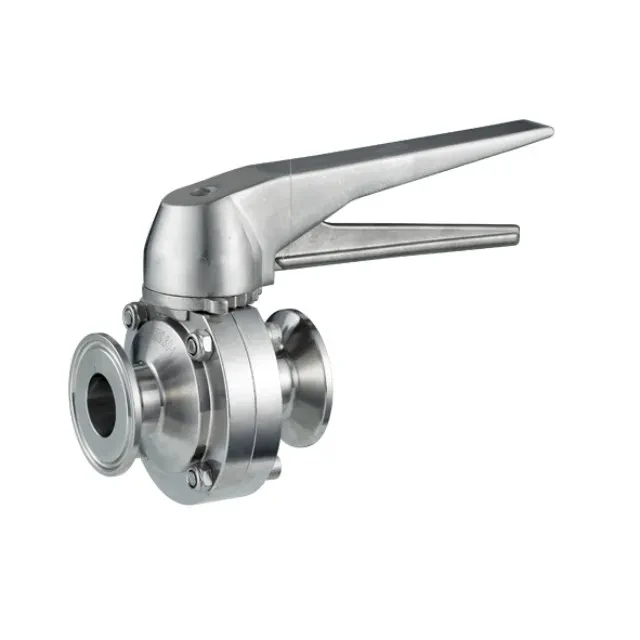 STAINLESS STEEL Manual Lever Wafer 316L PTFE butterfly valve — 4/6
