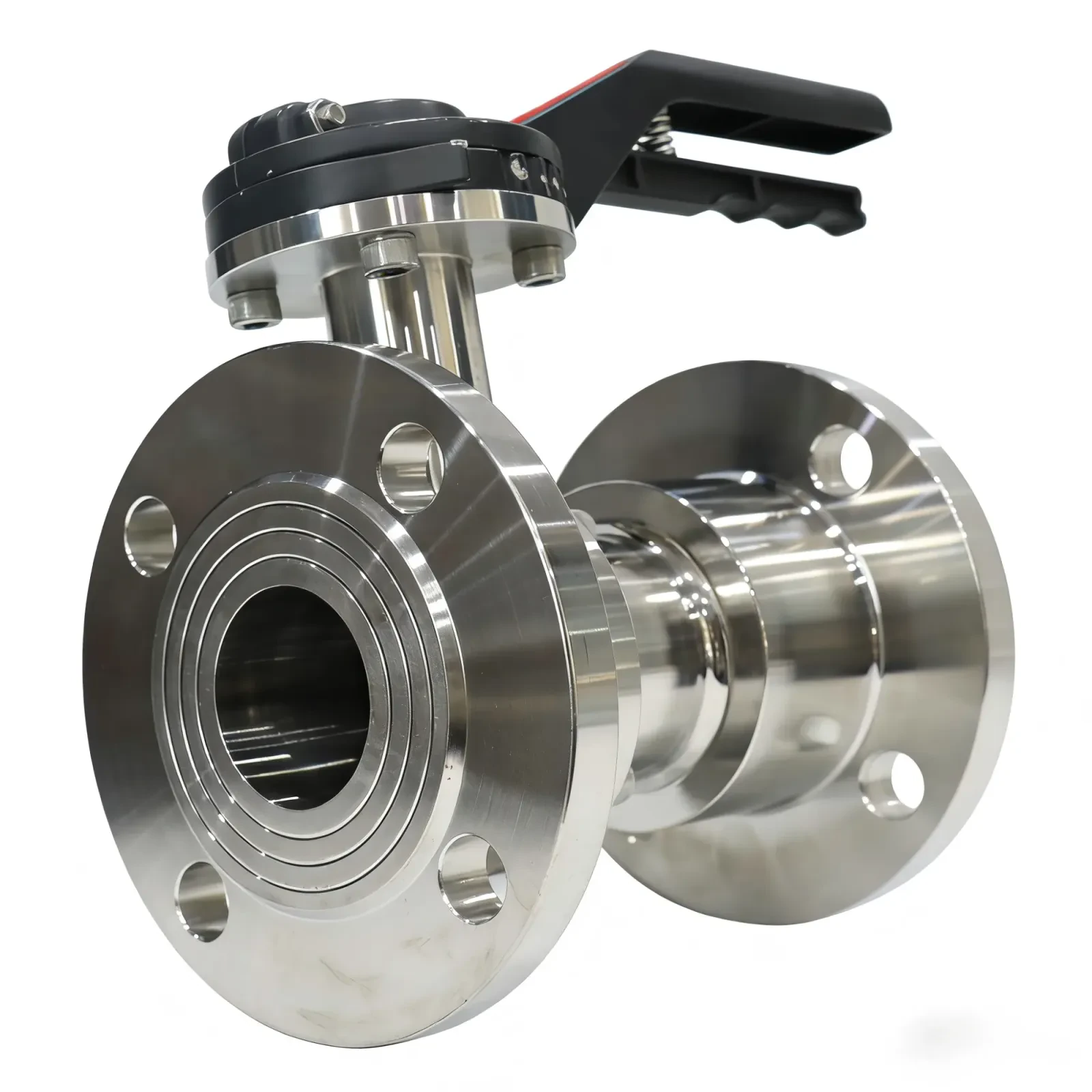STAINLESS STEEL Triple Offset Flanged PTFE Seat Ring Butterfly Valve — 6/6