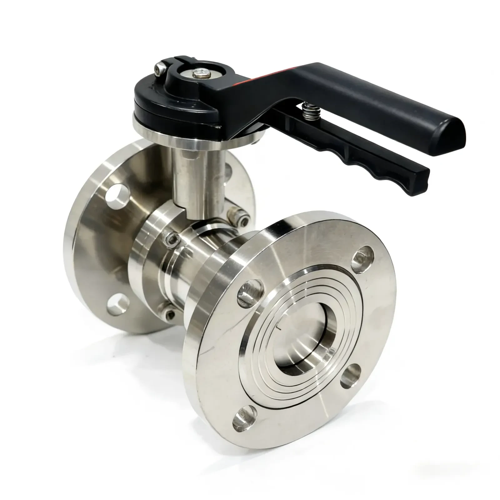 STAINLESS STEEL Triple Offset Flanged PTFE Seat Ring Butterfly Valve — 5/6