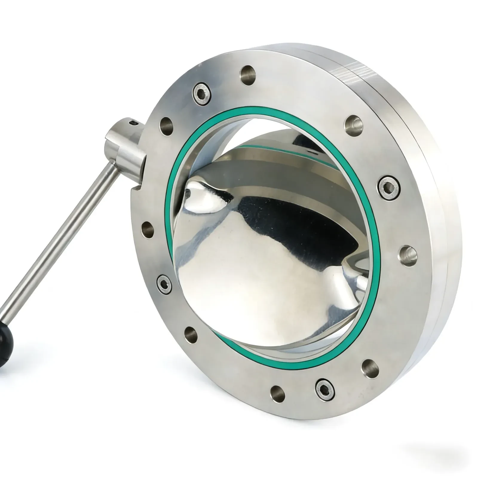 STAINLESS STEEL Clamp Sanitary DN25 PTFE butterfly valve — 4/6