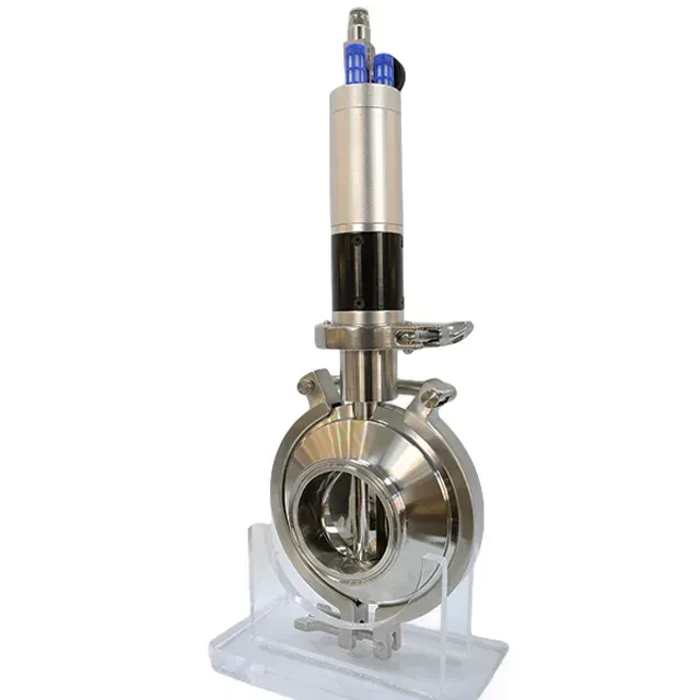 STAINLESS STEEL Vacuum Sanitary PTFE SS316L butterfly valve — 4/6
