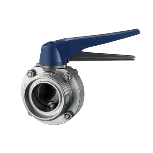 Sanitary Stainless Steel SMS Thread Manual Butterfly Valve — 2/6