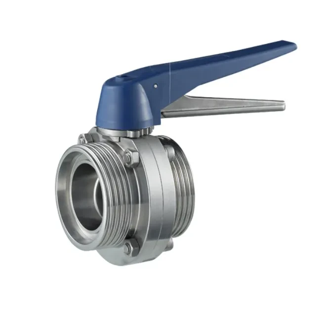 Sanitary Stainless Steel SMS Thread Manual Butterfly Valve — 3/6