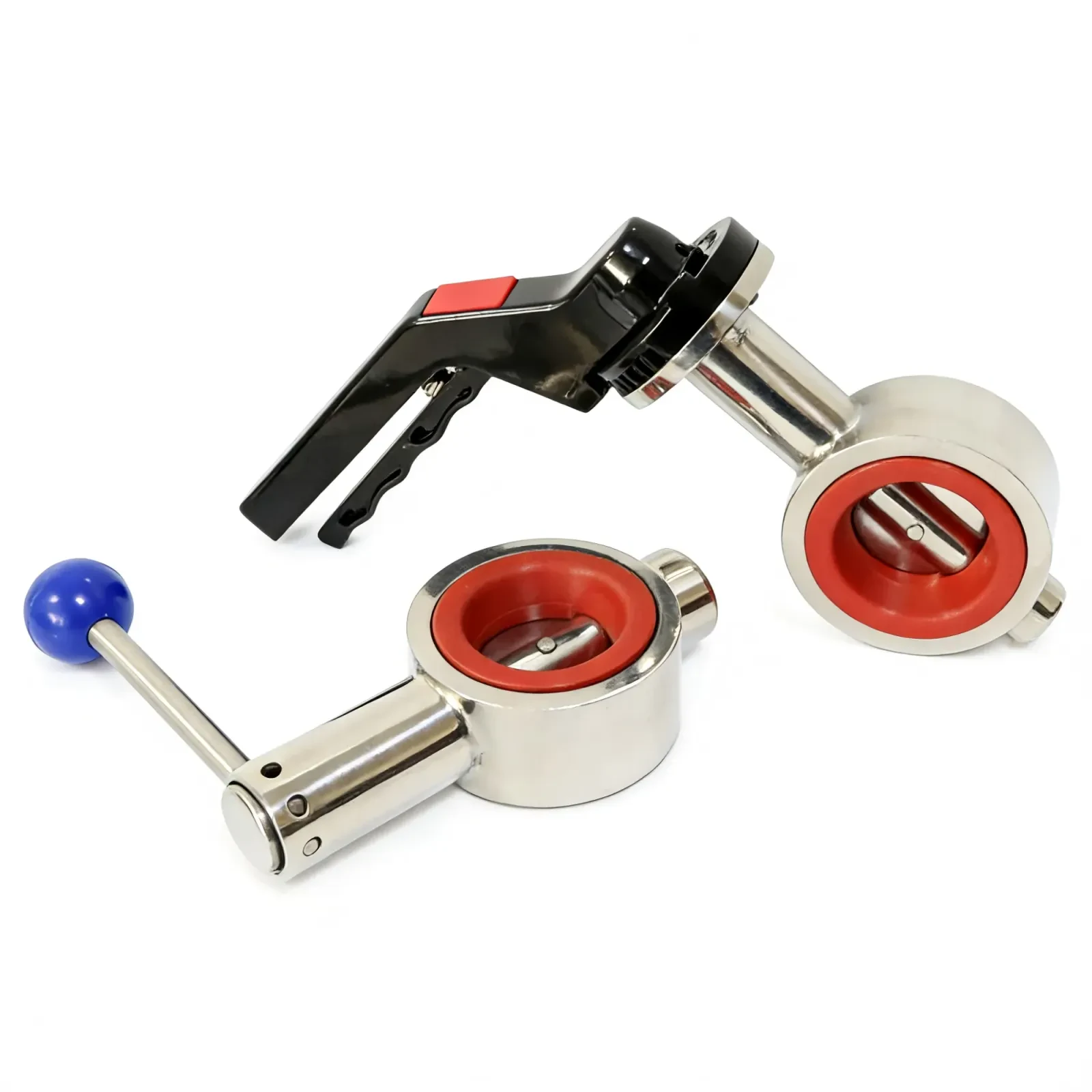 STAINLESS STEEL Triple Offset Lug 316L Actuator butterfly valve — 3/6