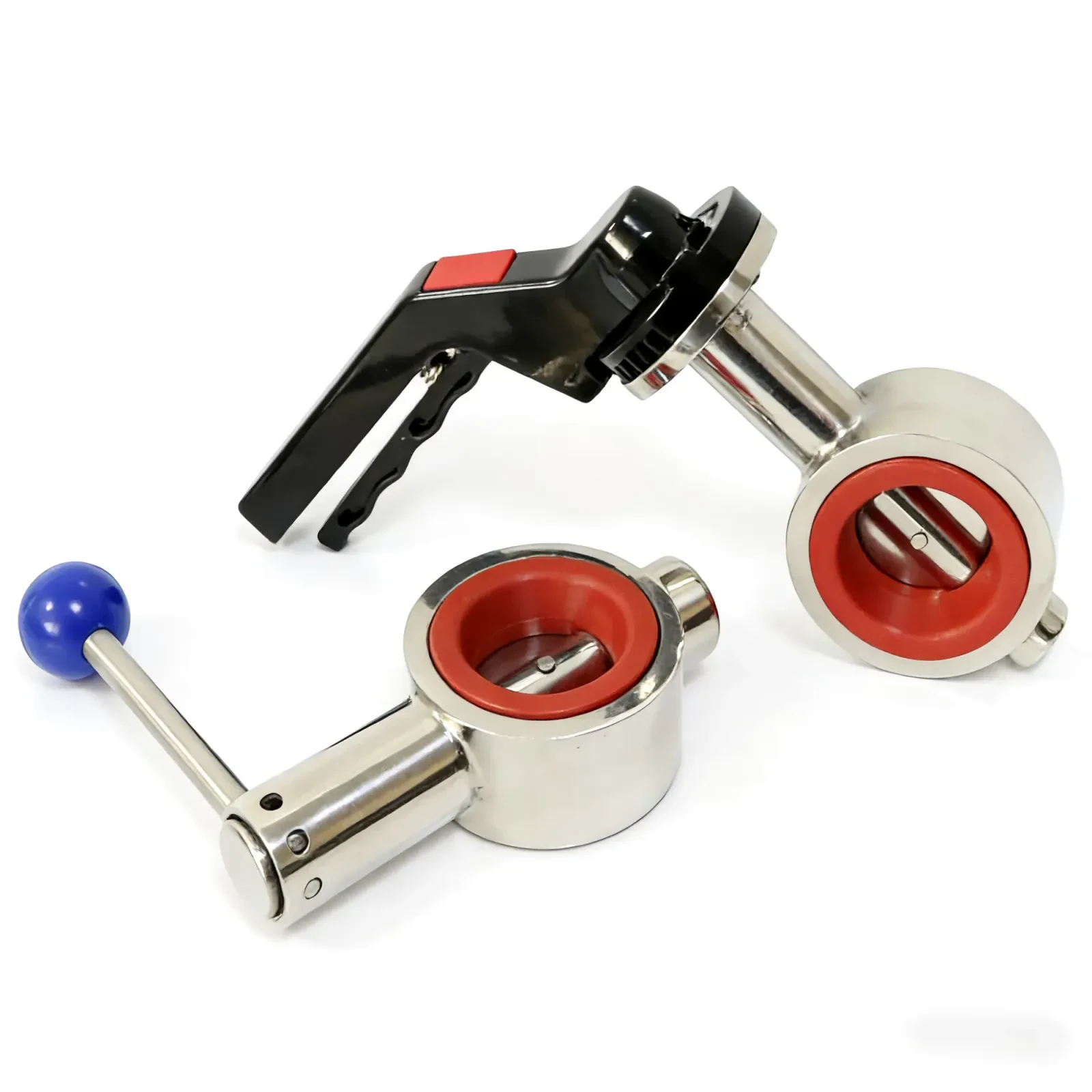STAINLESS STEEL Triple Offset Lug 316L Actuator butterfly valve — 5/6