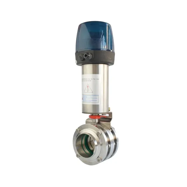 STAINLESS STEEL Triple Offset Lug Style PTFE Seal Butterfly Valve — 6/6