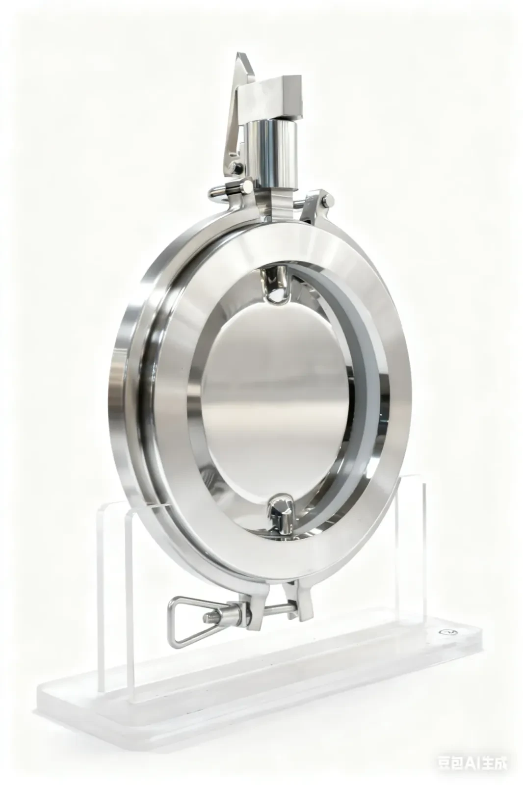 STAINLESS STEEL 6 Inches PVC Clamp Solenoid Butterfly Valve — 6/6