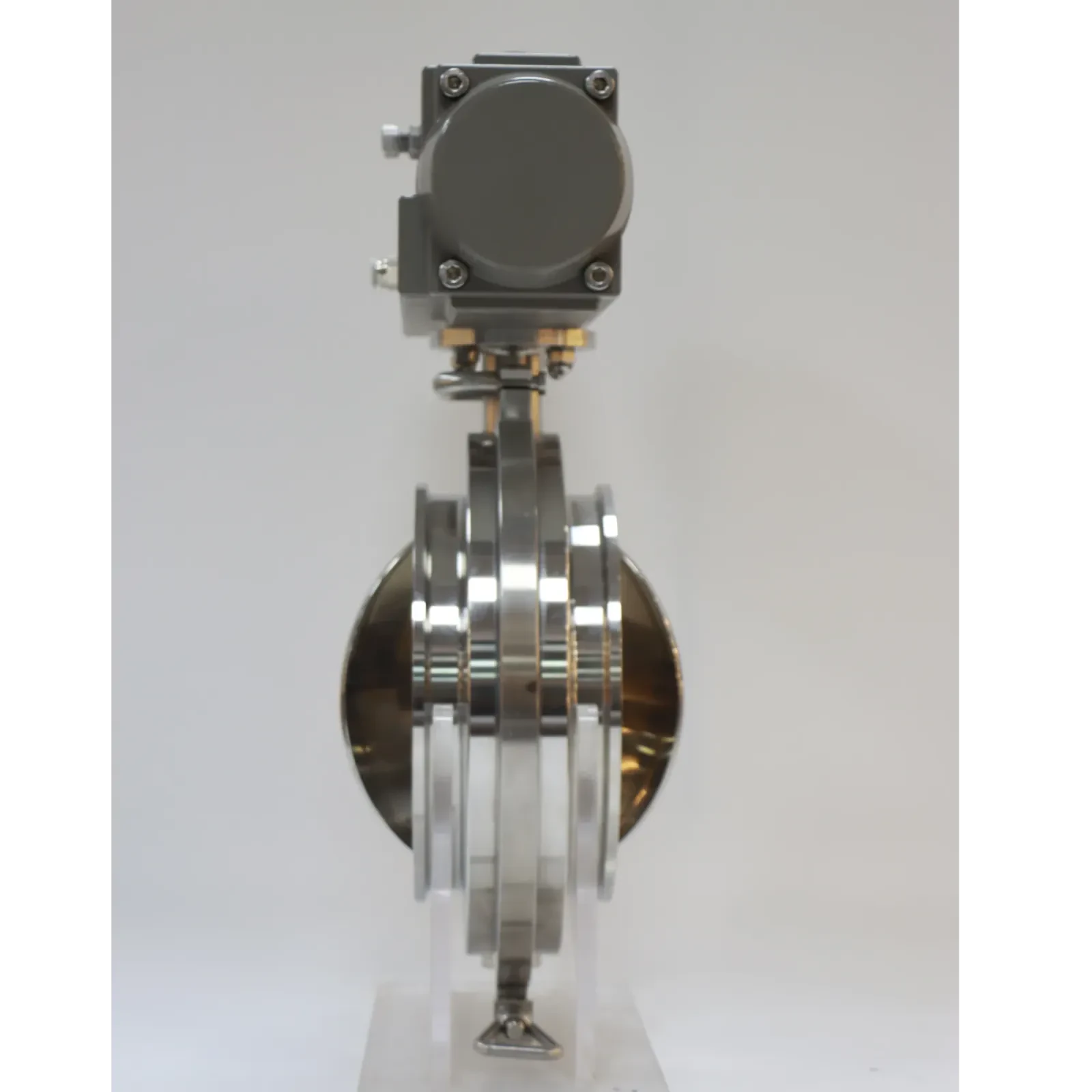 Hastelloy Sanitary Light Rotary Powder DIN Butterfly Valve — 4/6