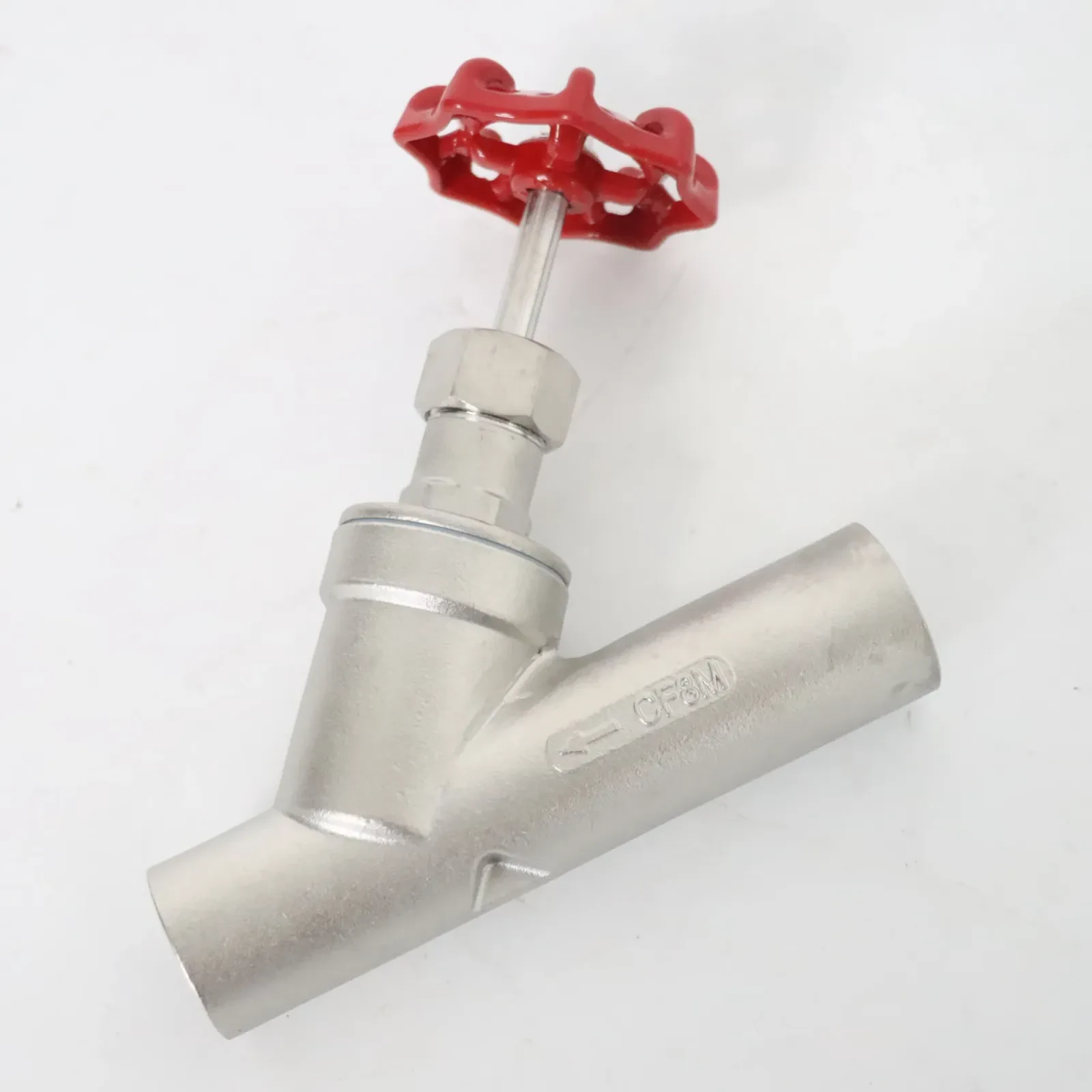 Stainless Steel Steam Valve Manual Welding Angle Seat Valve — 4/6
