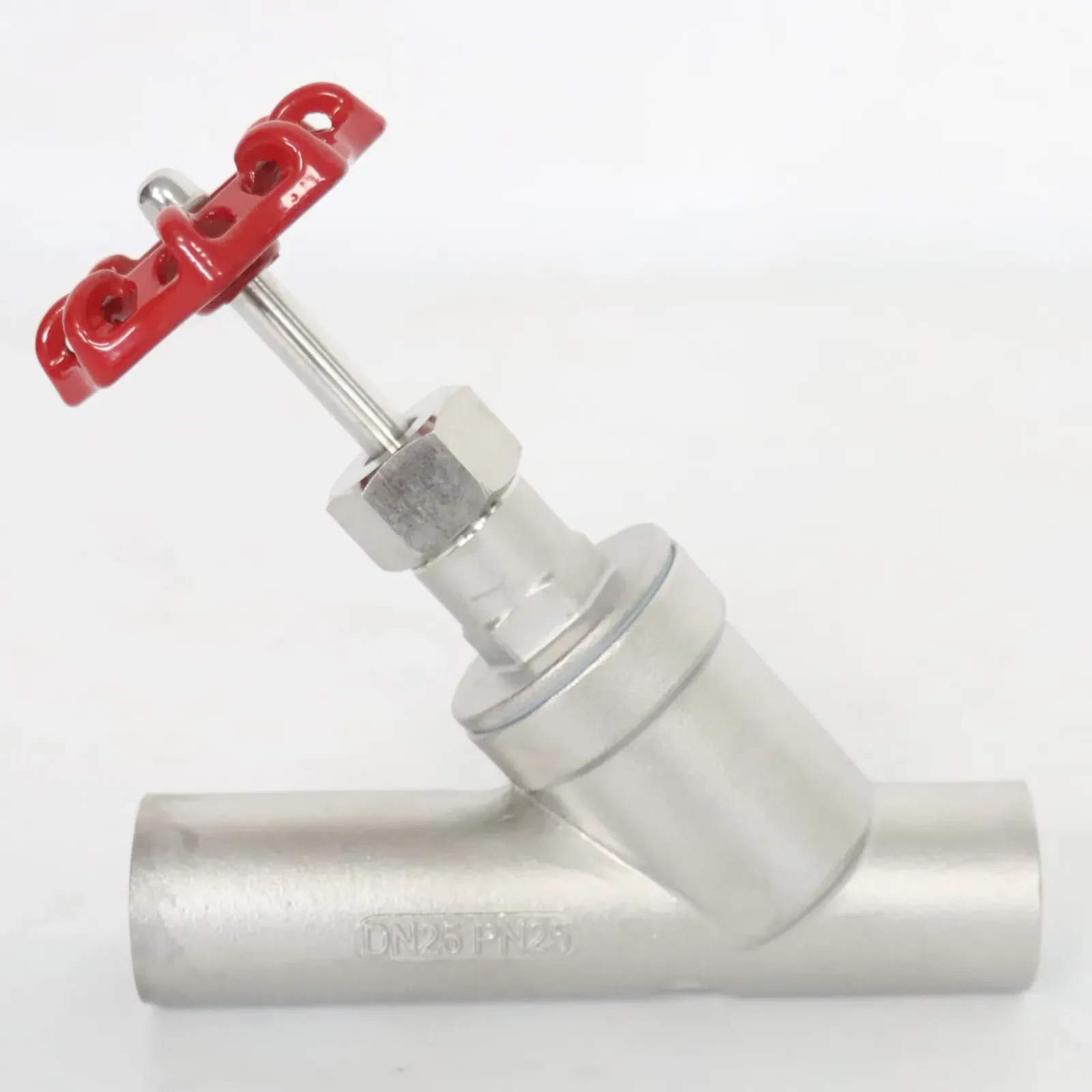 Stainless Steel Steam Valve Manual Welding Angle Seat Valve — 5/6