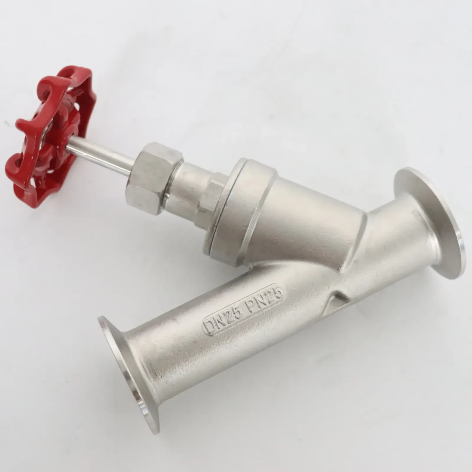 Stainless Steel Steam High Temperature Resistant Manual Quick-release Angle Seat Valve — 3/6