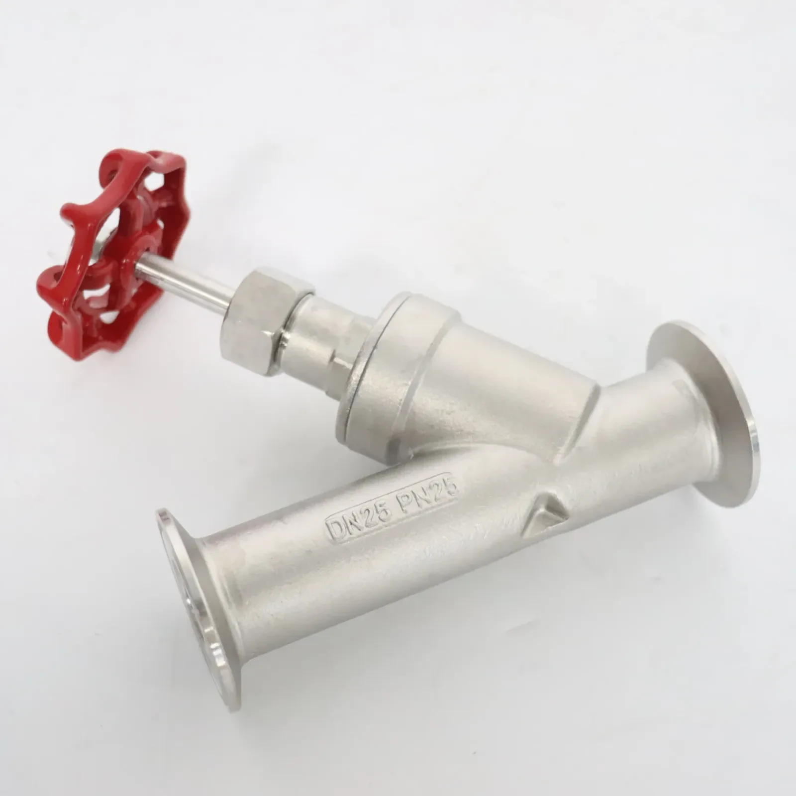 Stainless Steel Steam High Temperature Resistant Manual Quick-release Angle Seat Valve — 5/6