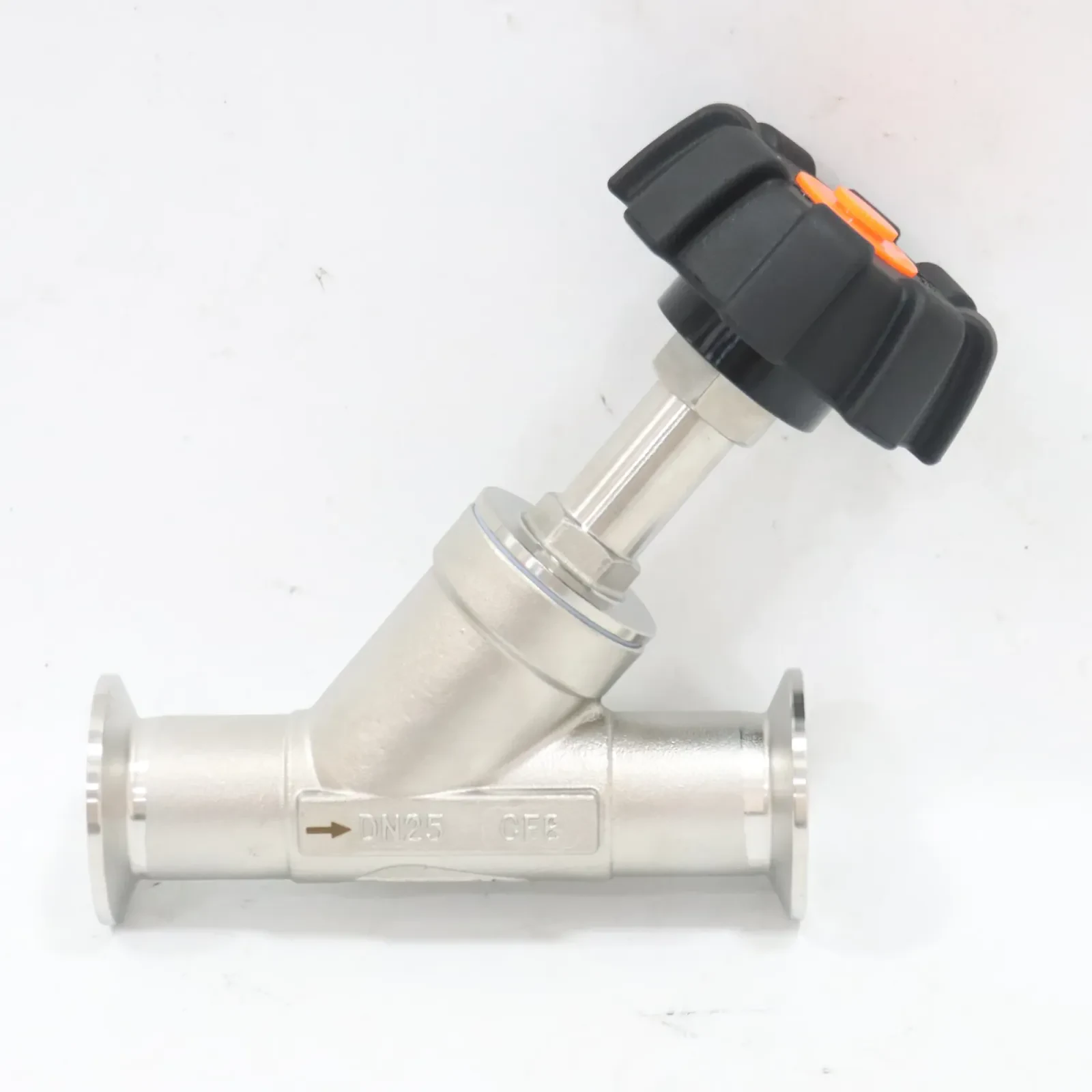 Stainless Steel Corrosion-resistant Steam Valve Plastic Head Manual Quick-release Angle Seat — 2/5