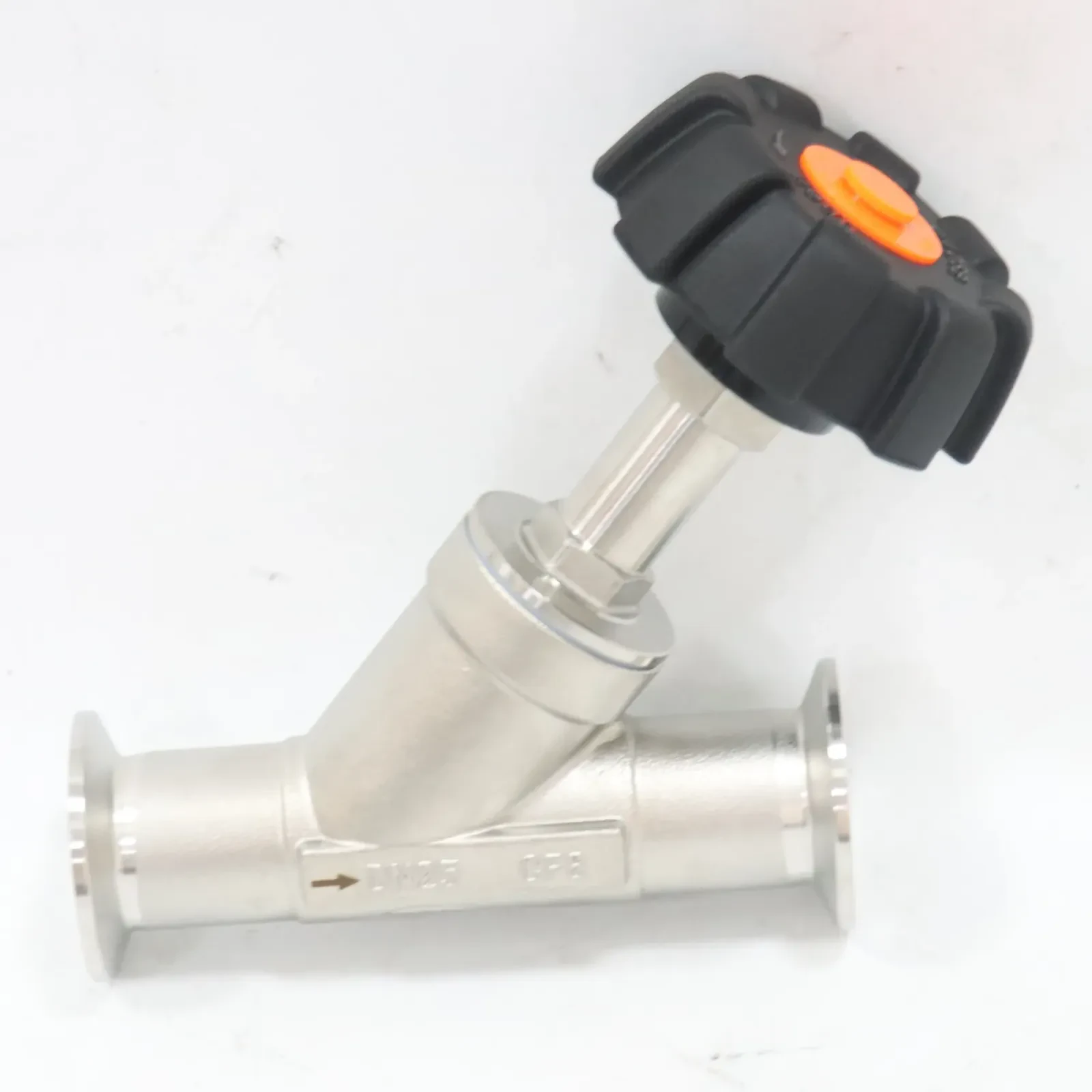 Stainless Steel Corrosion-resistant Steam Valve Plastic Head Manual Quick-release Angle Seat — 3/5