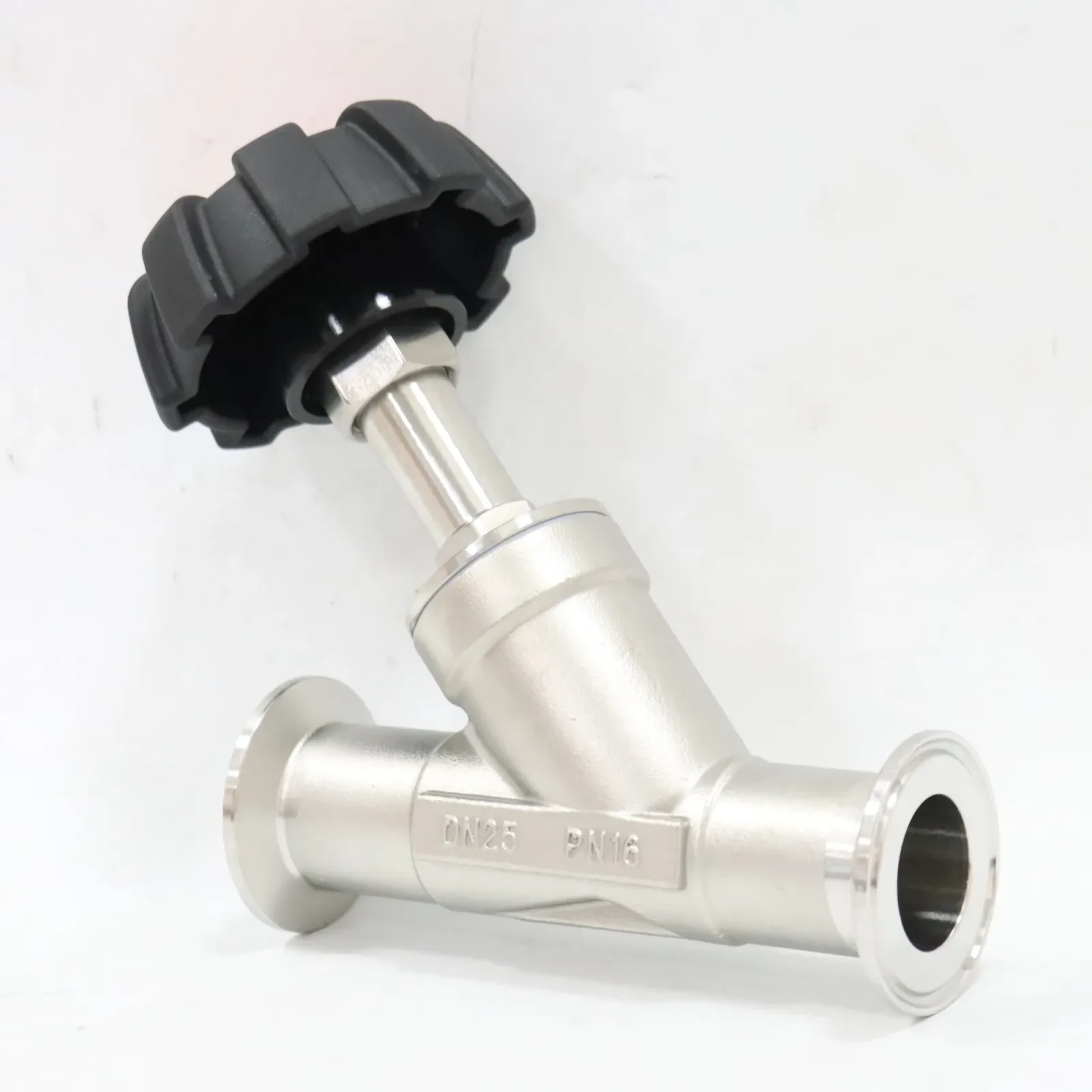 Stainless Steel Corrosion-resistant Steam Valve Plastic Head Manual Quick-release Angle Seat — 5/5