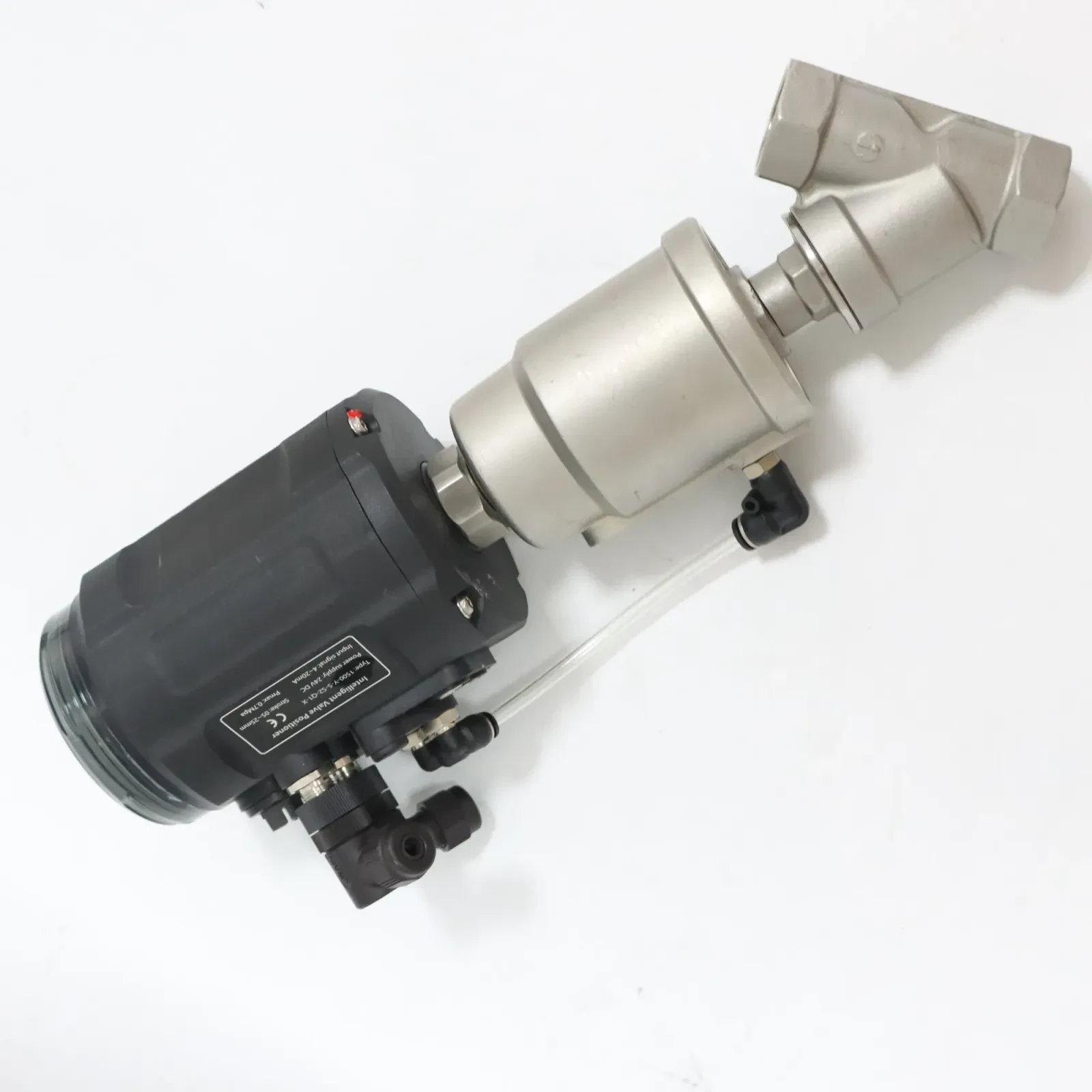 Stainless Steel Sanitary Pneumatic Intelligent Positioning Angle Seat Valve — 3/4