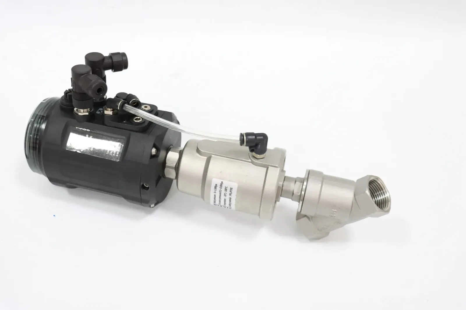 Stainless Steel Sanitary Pneumatic Intelligent Positioning Angle Seat Valve — 4/4