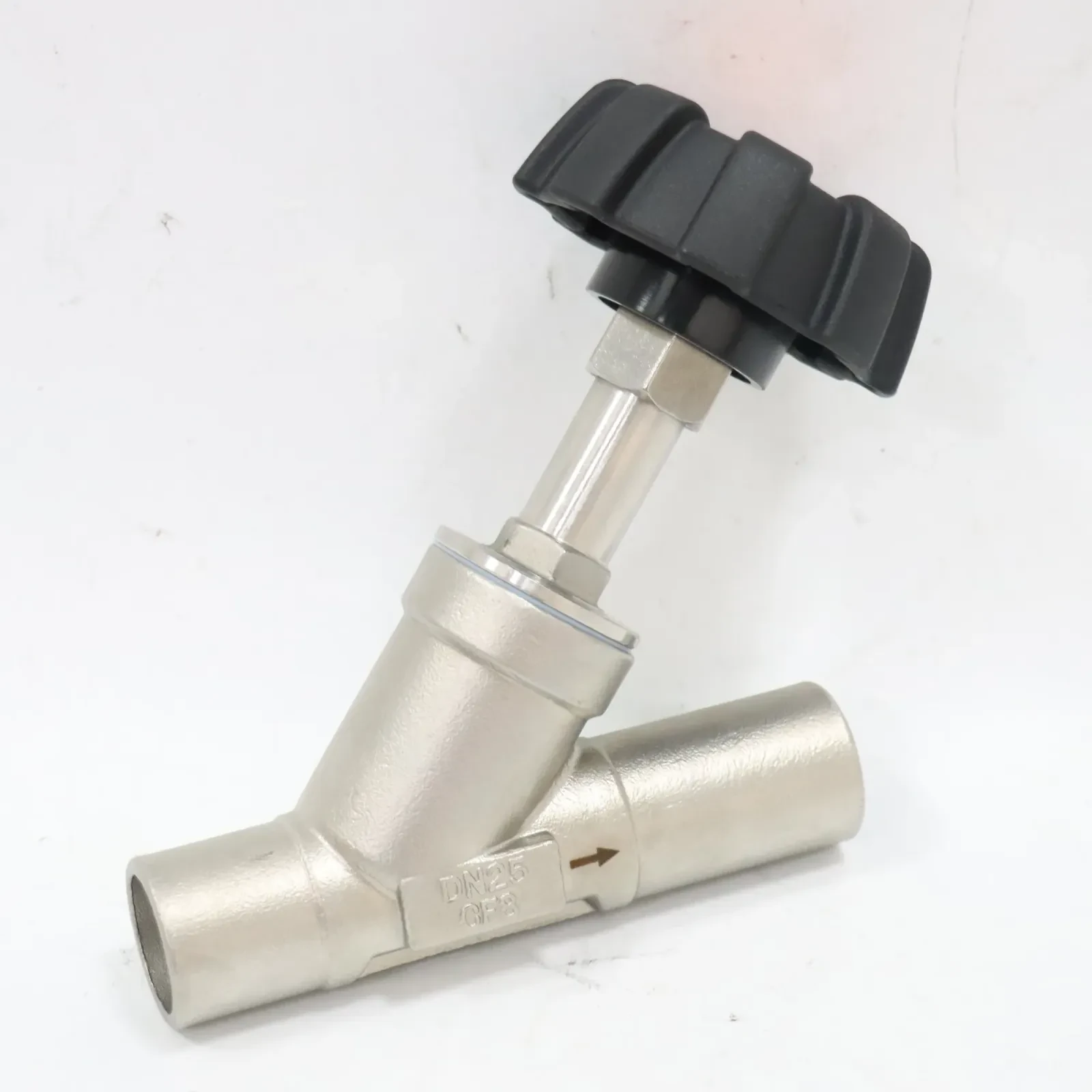 Stainless Steel Corrosion-resistant Manual Welded Steam Angle Seat Valve — 3/6