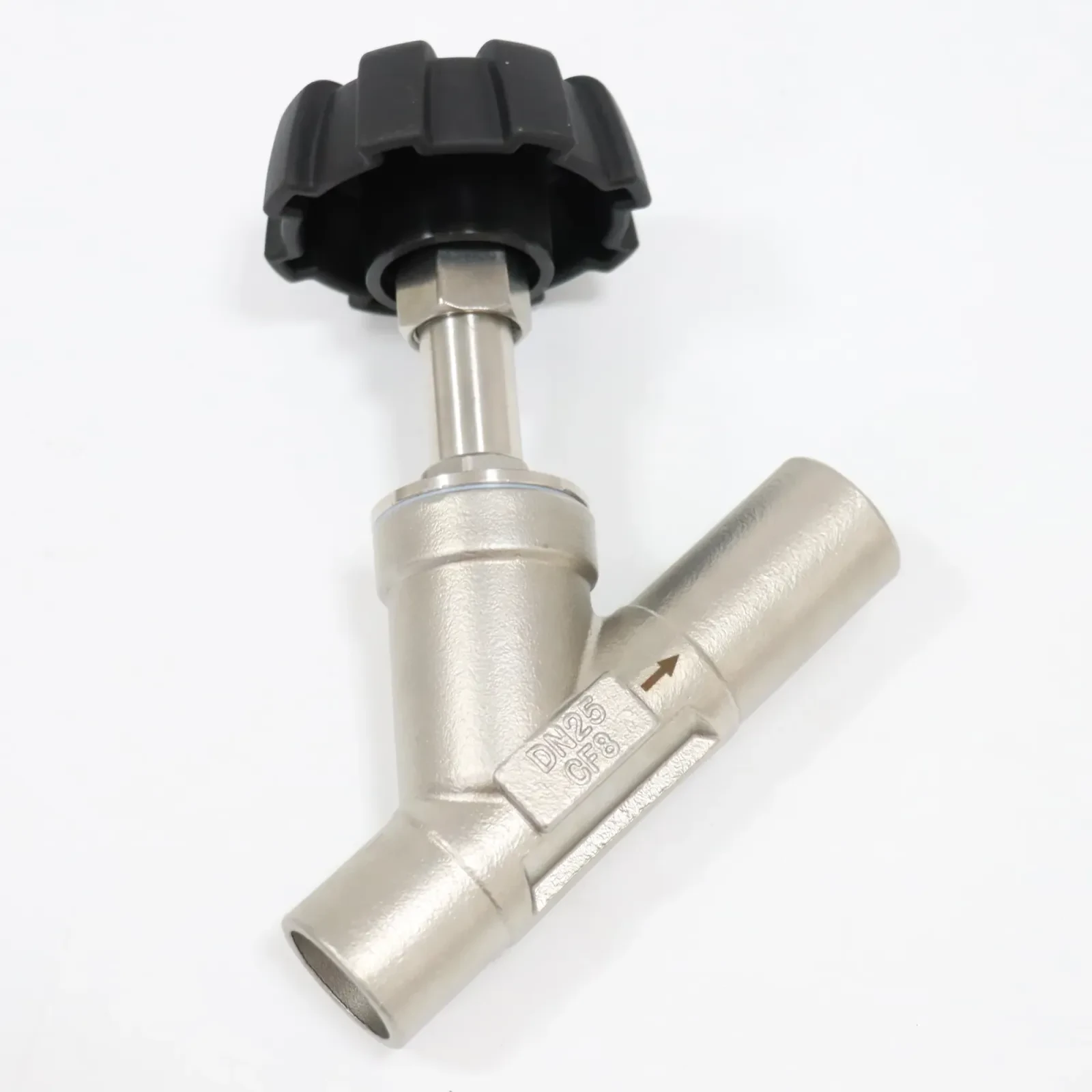 Stainless Steel Corrosion-resistant Manual Welded Steam Angle Seat Valve — 5/6
