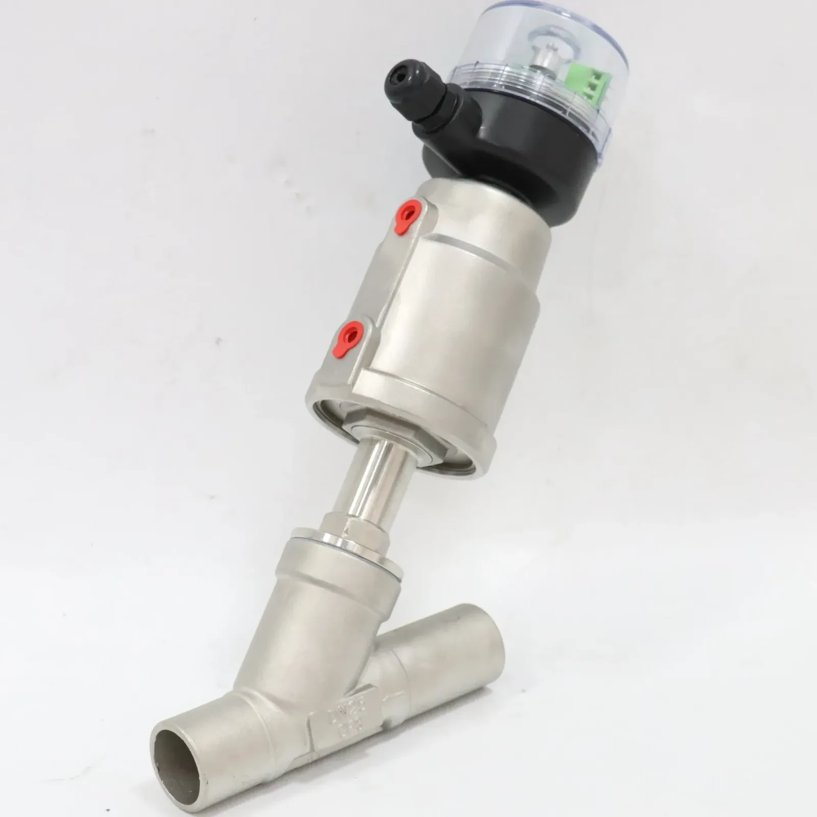 SS316L Sanitary High-Temperature Steam Feedback Angle Seat Valve — 5/6