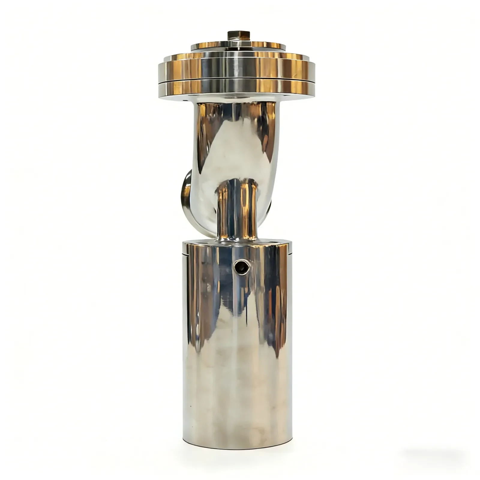 Stainless Steel DN80 ISO Y Type Sanitary Tank Bottom Valve — 5/6