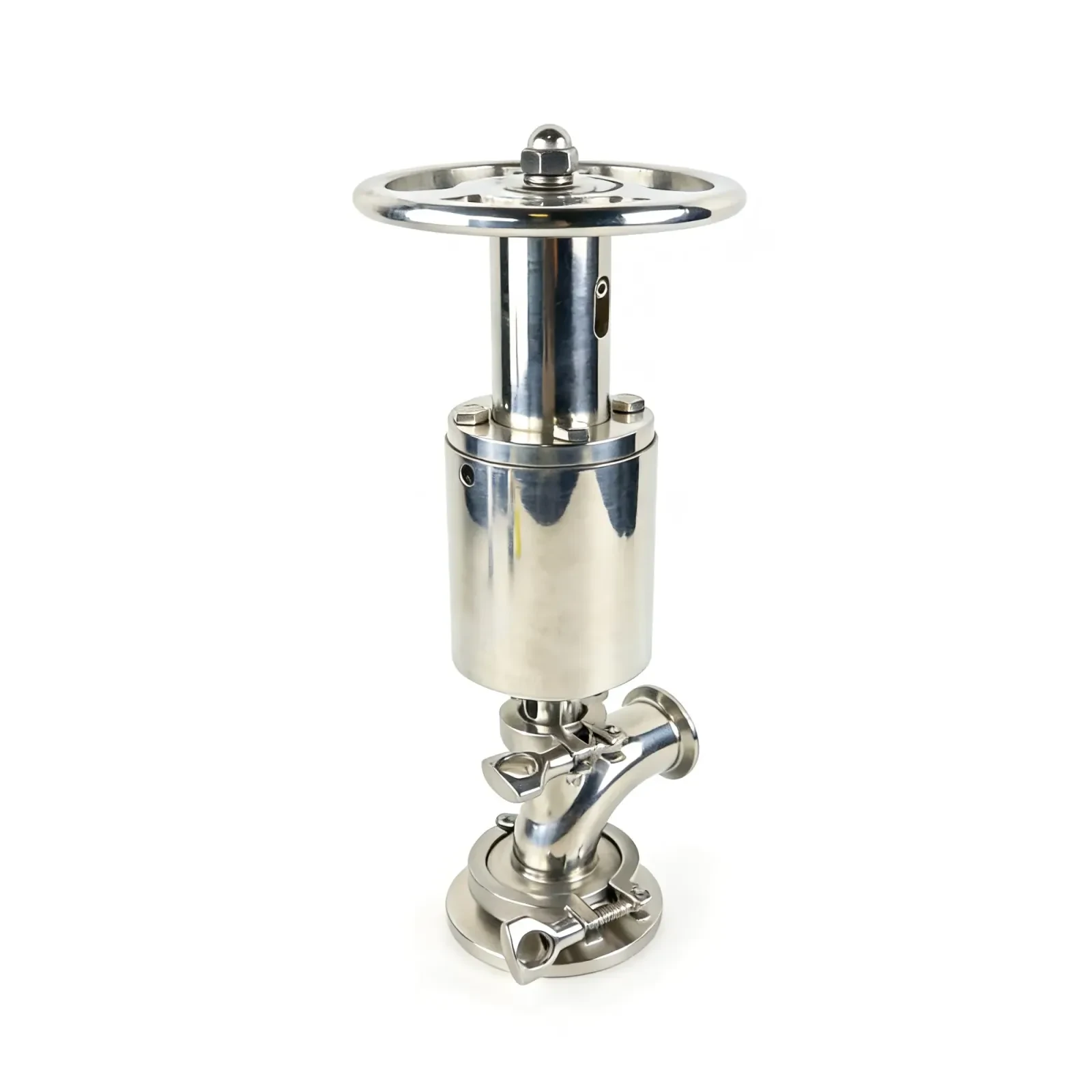 Stainless Steel Pneumatic DN80 ISO Piston Type Tank Bottom Valve — 2/6