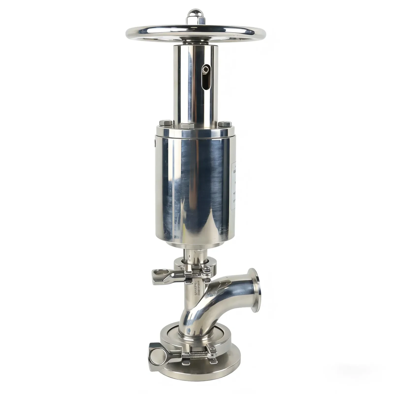 Stainless Steel Pneumatic DN80 ISO Piston Type Tank Bottom Valve — 3/6