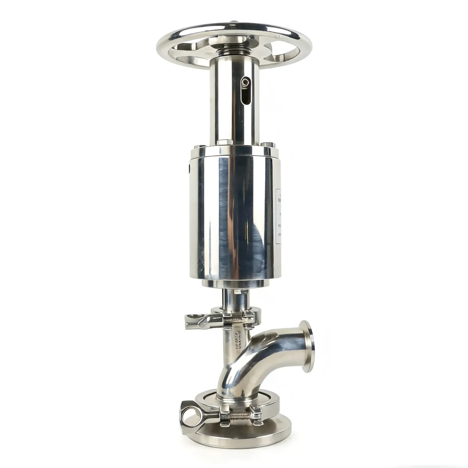 Stainless Steel Pneumatic DN80 ISO Piston Type Tank Bottom Valve — 4/6
