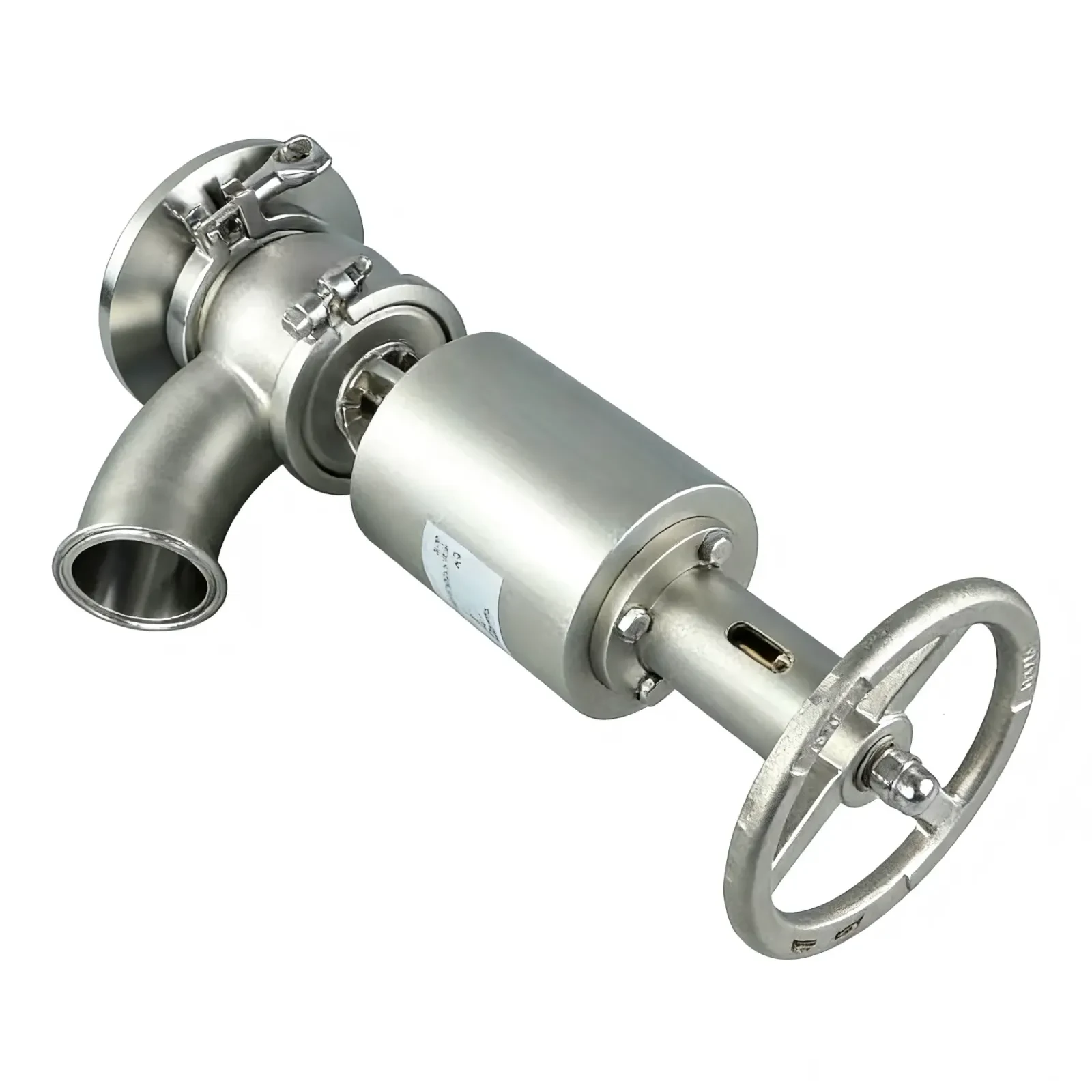 Stainless Steel Sanitary LPG Elbow Tank Bottom Valve — 5/6