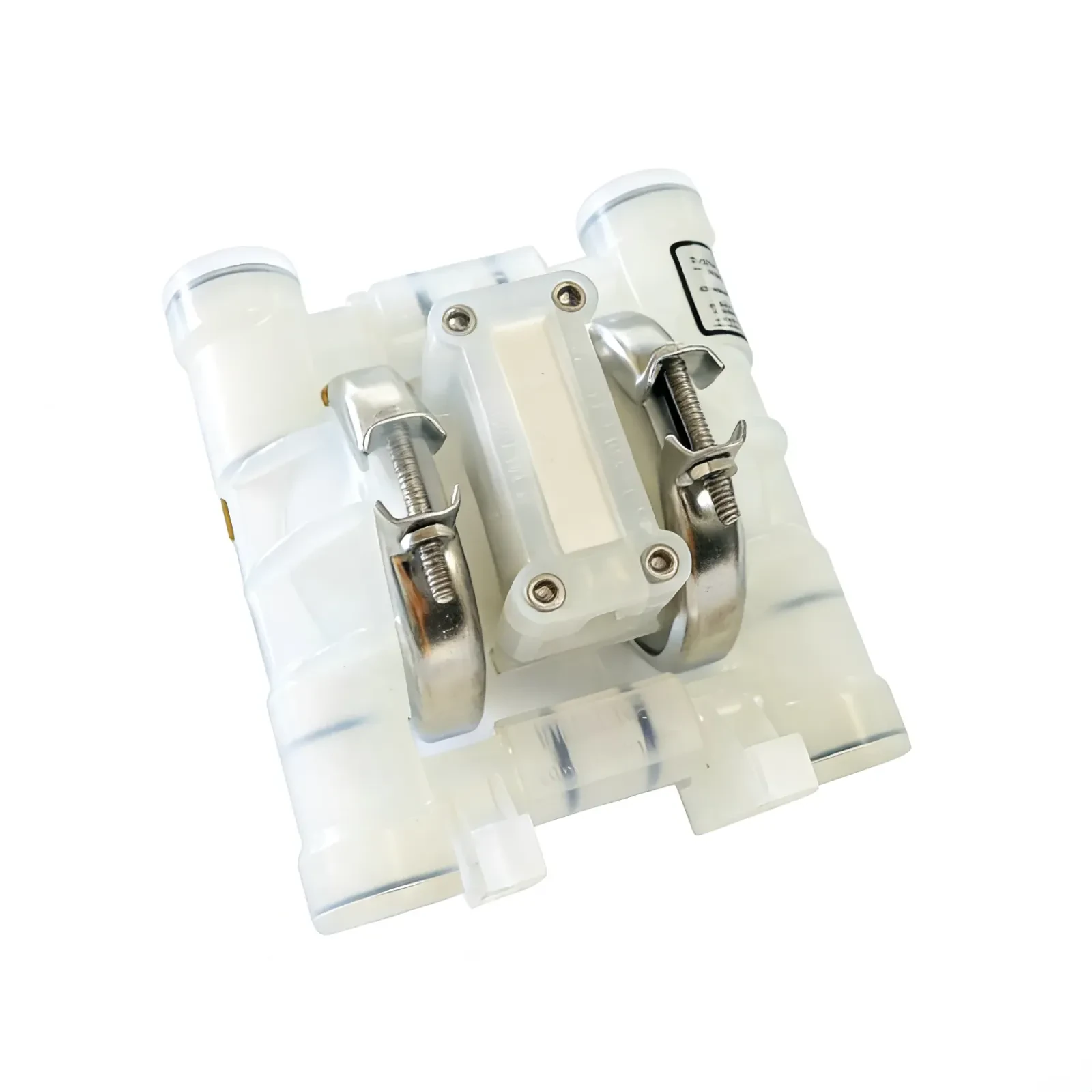Sanitary Clamp Mechanical Dual air operated Pneumatic 12V Diaphragm Pump — 2/6