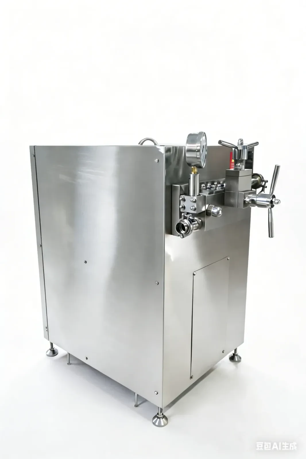 Stainless Steel Food Grade Bottom Mounted High Pressure Homogenizer — 3/5